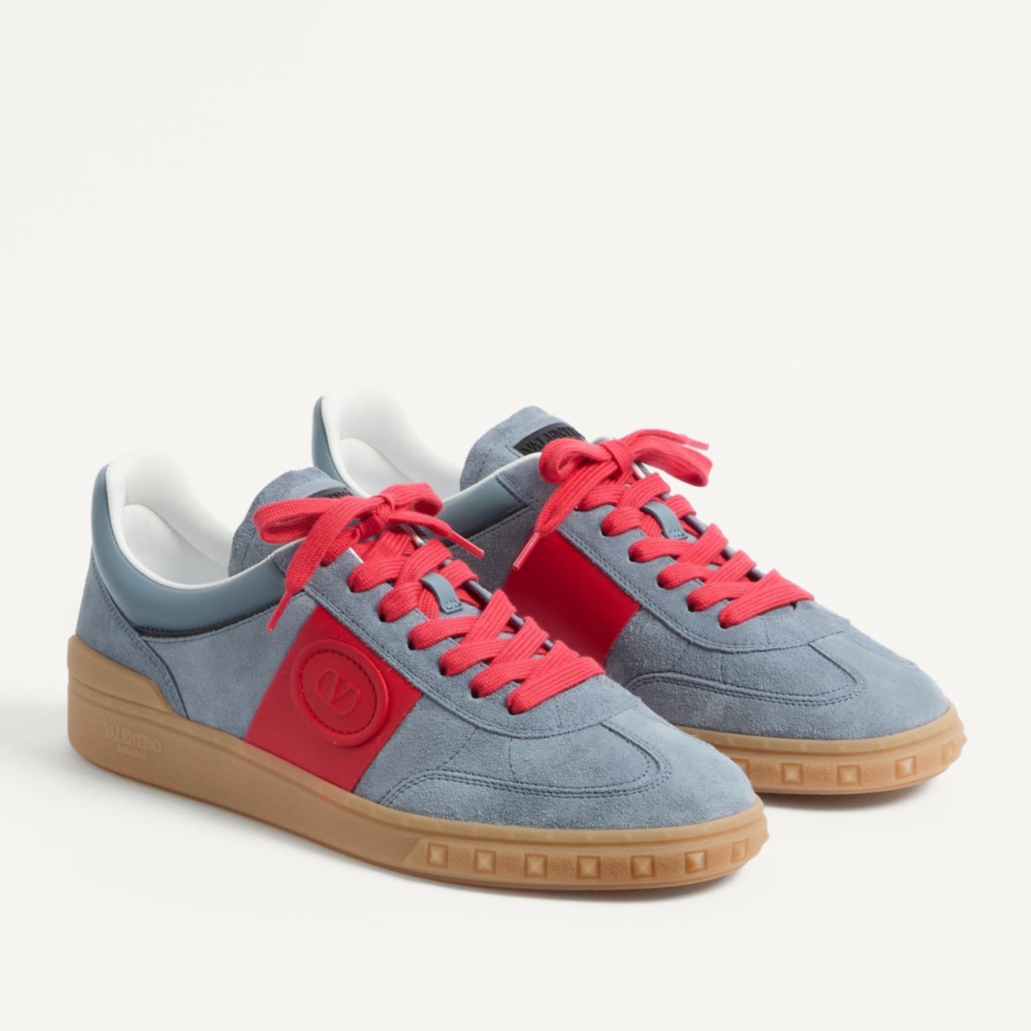 Valentino Garavani Multicolor Calf Leather Bos Taurus Low Top Sneakers