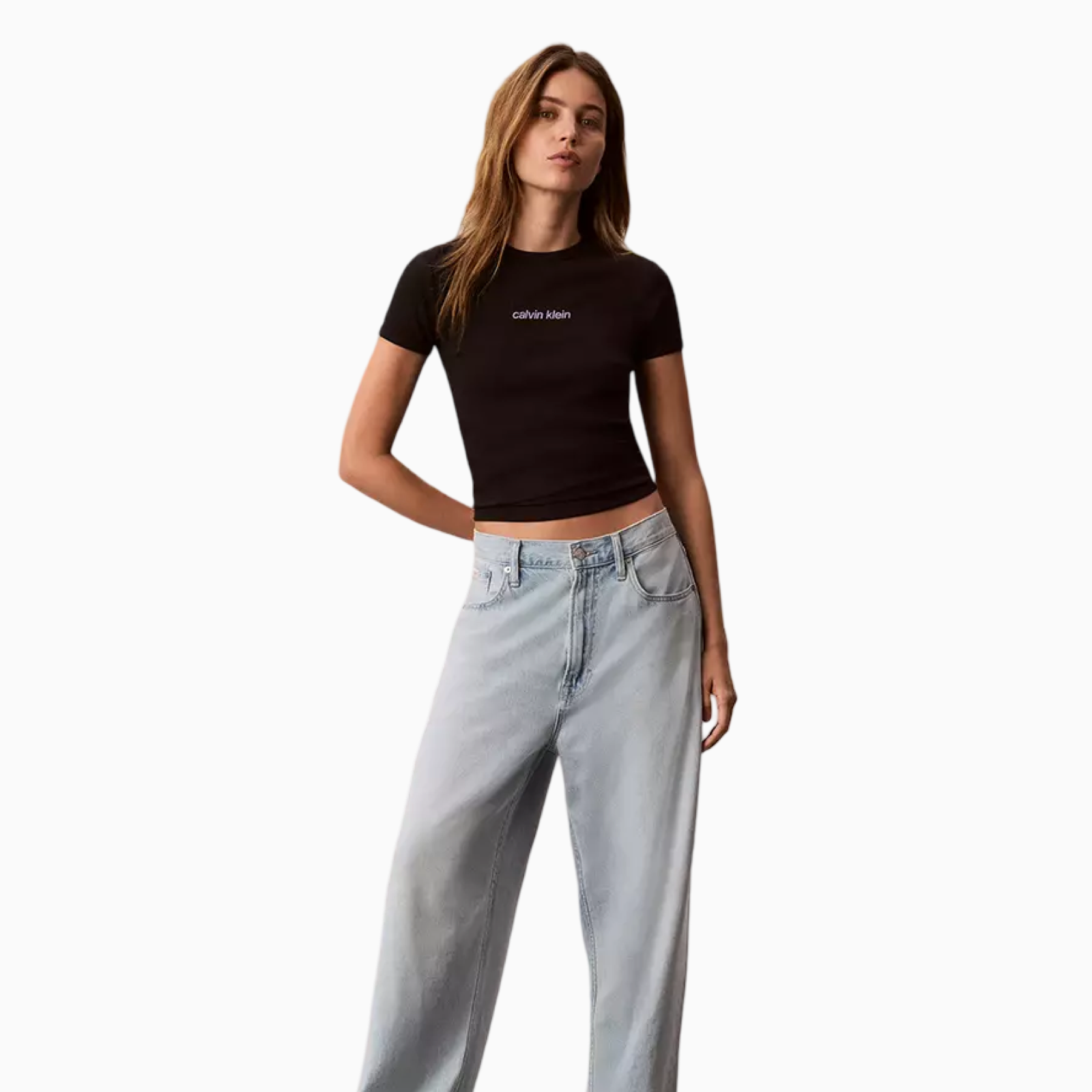 Дамска тениска Calvin Klein Jeans Women T-shirt LV047G816G UB1 Front View