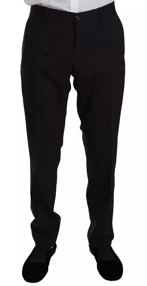 Dolce & Gabbana Purple MARTINI вълнен еластичен костюм от 2 части