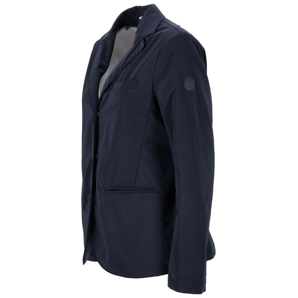 Сини полиестерни якета и палта People Of Shibuya