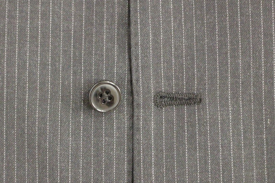 Елегантна рокля на сиви райета Dolce & Gabbana