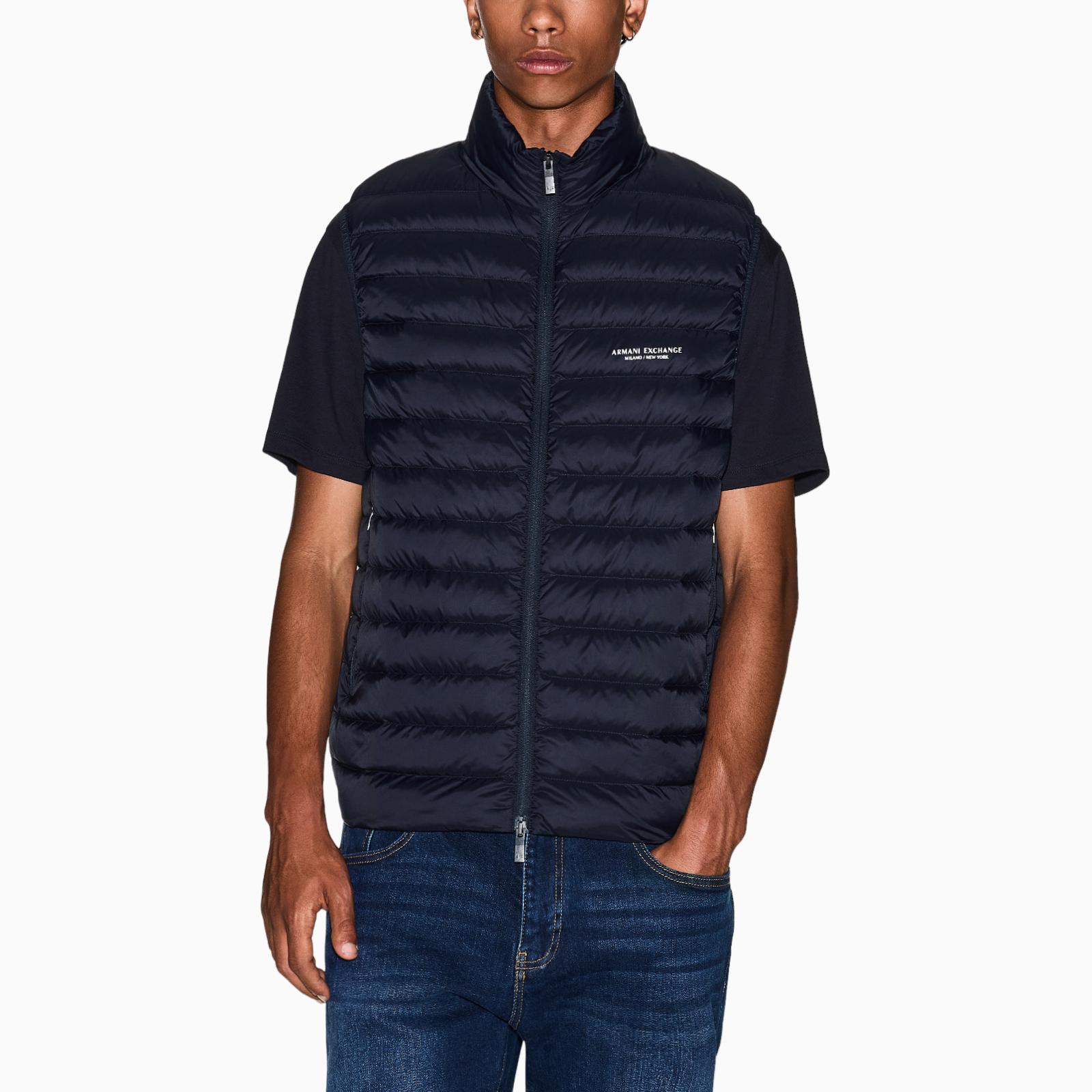 Мъжки елек Armani Exchange Men Gilet XM001576 AF16927 UB101 Front View