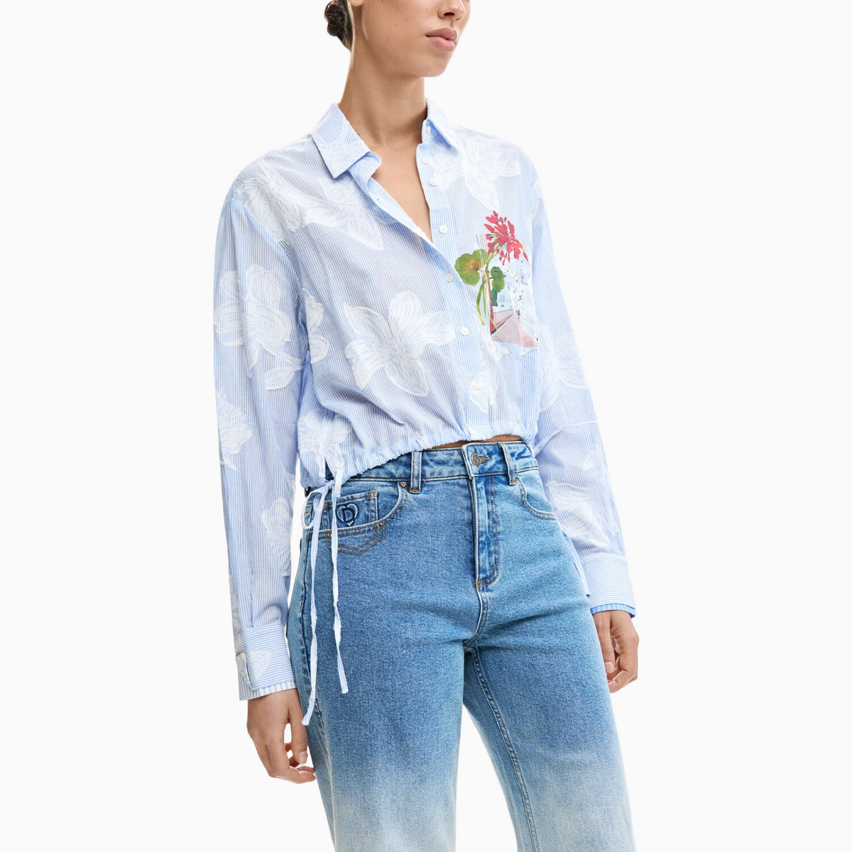 Дамски дънки Desigual Women Jeans 26SWDD20 5053 Close-Up