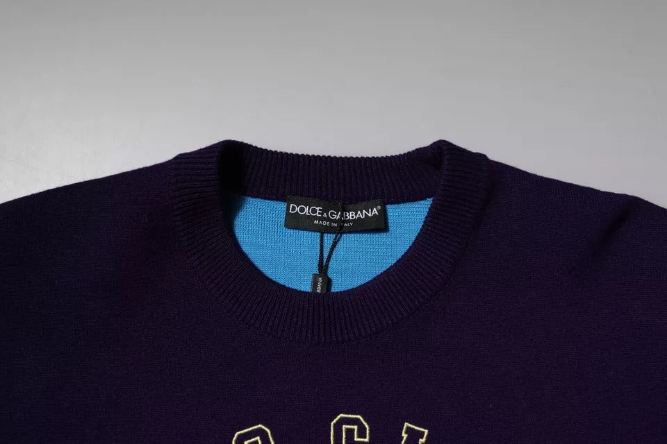 Dolce & Gabbana Blue 1984 Milano суитшърт с деколте