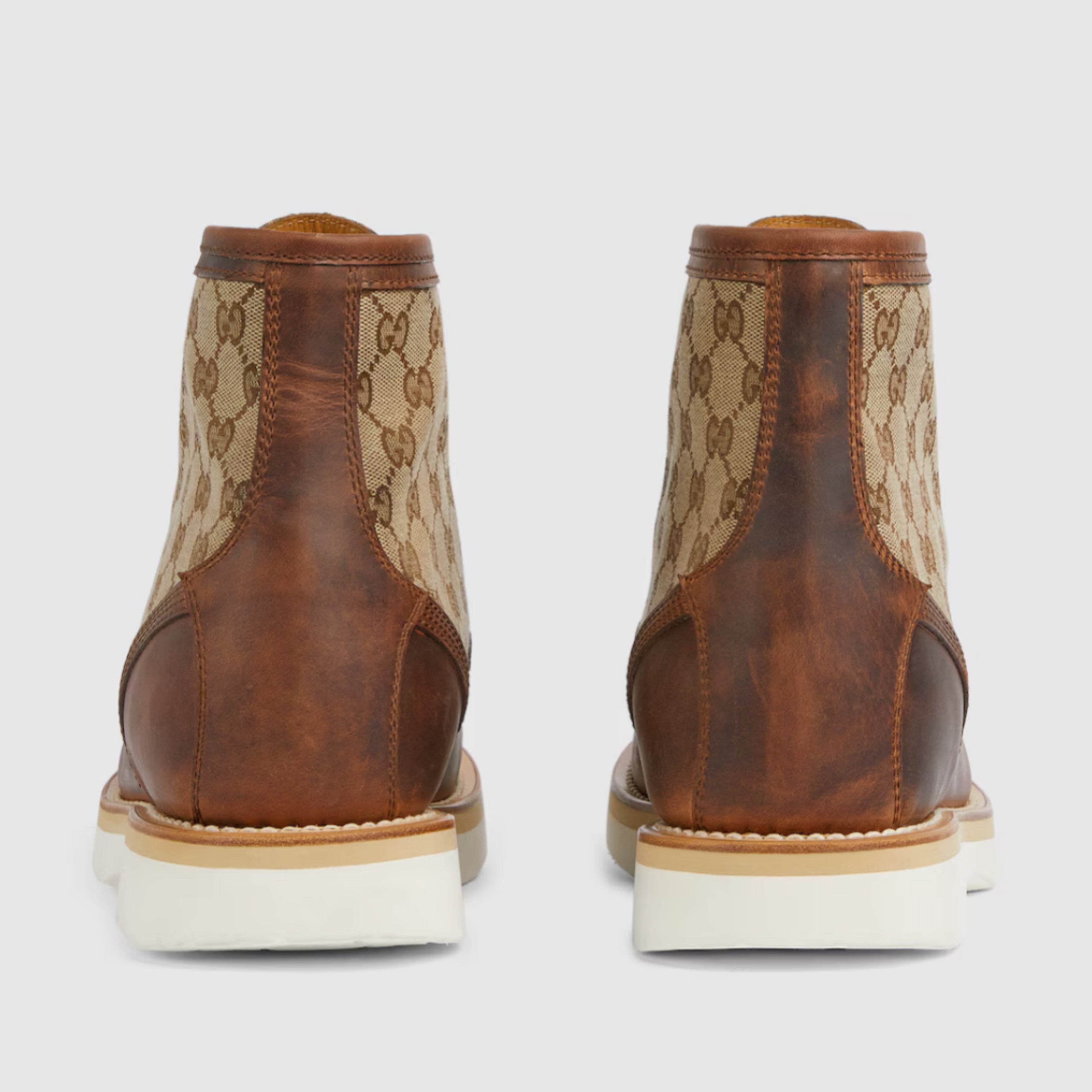 Мъжки боти Men’s ankle boots Gucci
831149AAEZE2541 Brown heel view