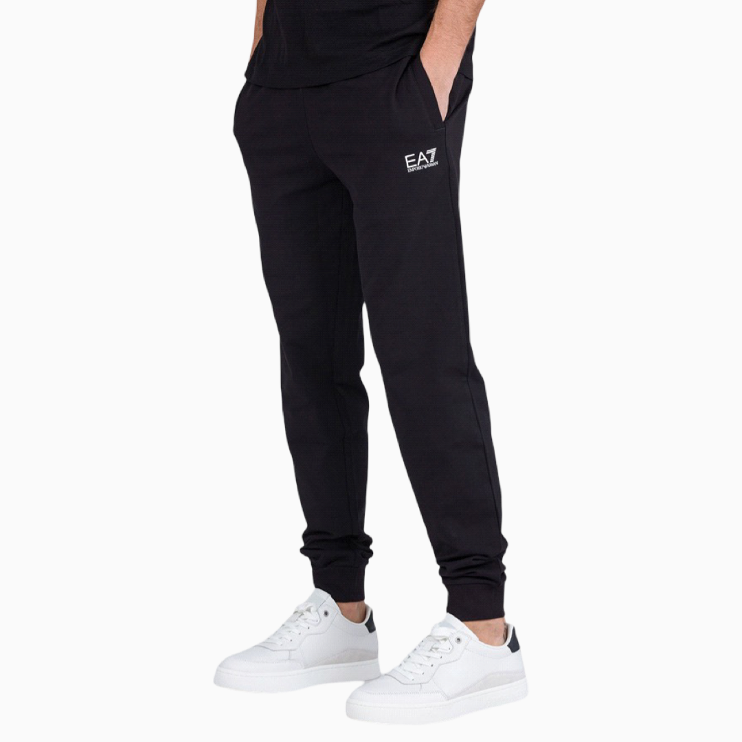 Мъжко черно спортно долнище EA7 Emporio Armani 8NPV80 PJ05Z