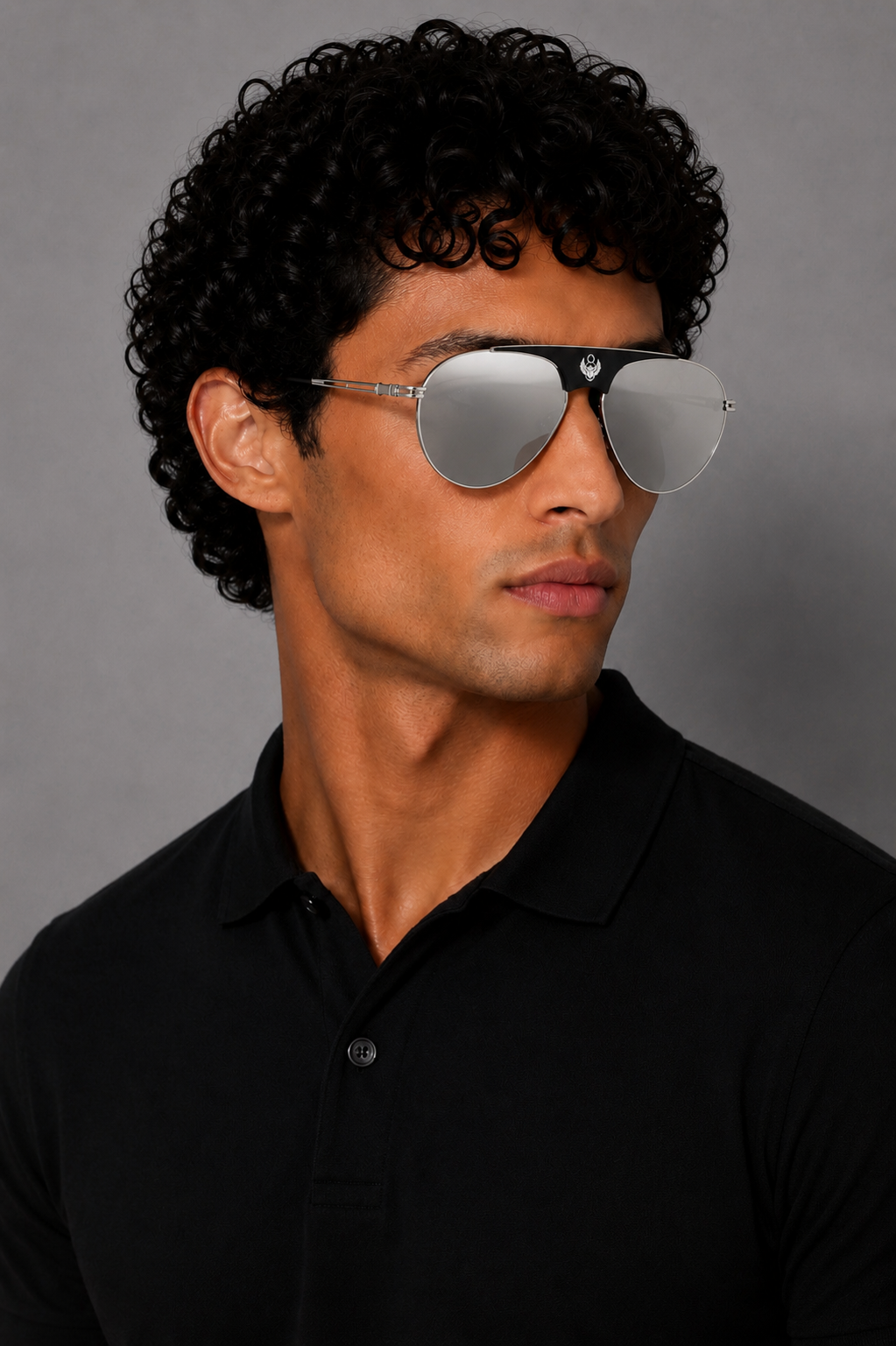 Frankie Morello Men Metal Sunglasses