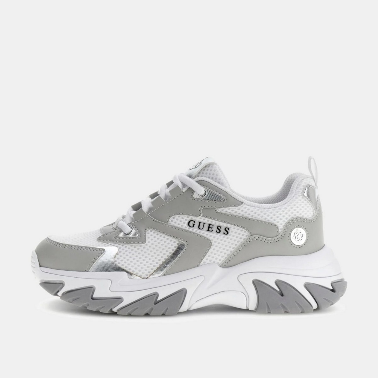 Дамски маратонки Guess Women Sneakers FLPNTSELLE12 LGREY Lateral View