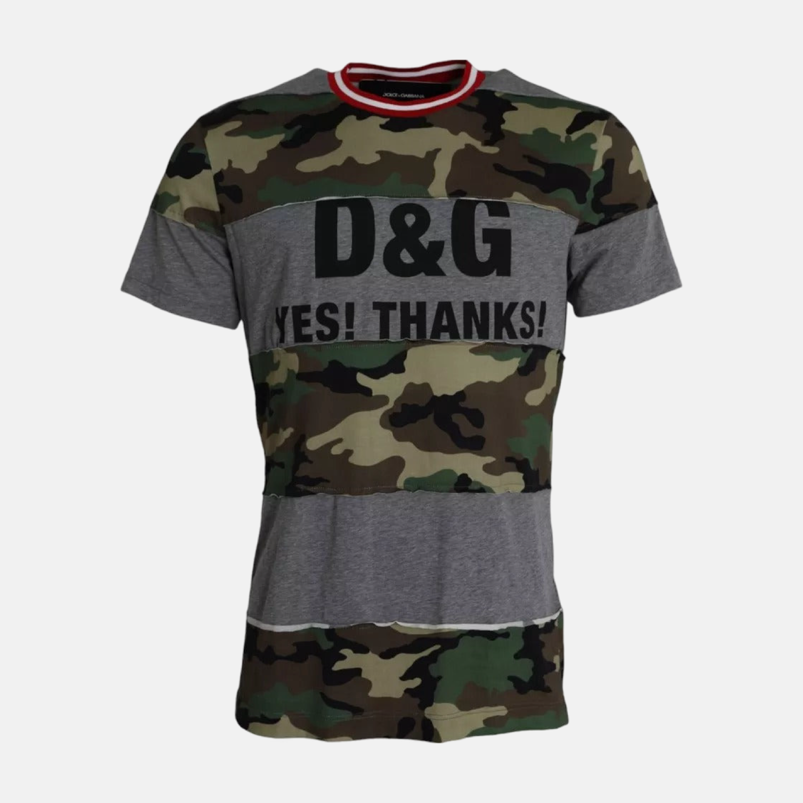 Мъжка камуфлажна тениска Dolce & Gabbana Camouflage Men T-shirt