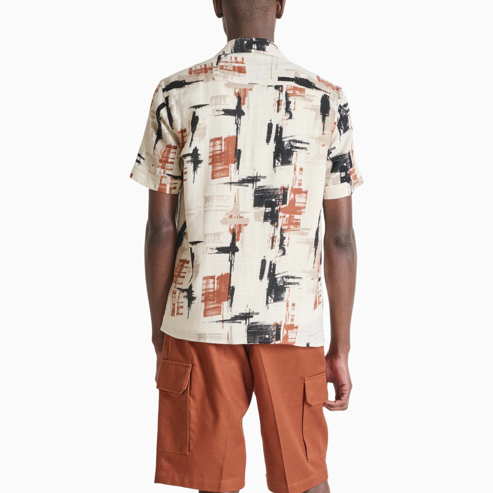 Мъжка лятна риза Antony Morato Men Shirt MMSS00189-FA430659-1021 Back View