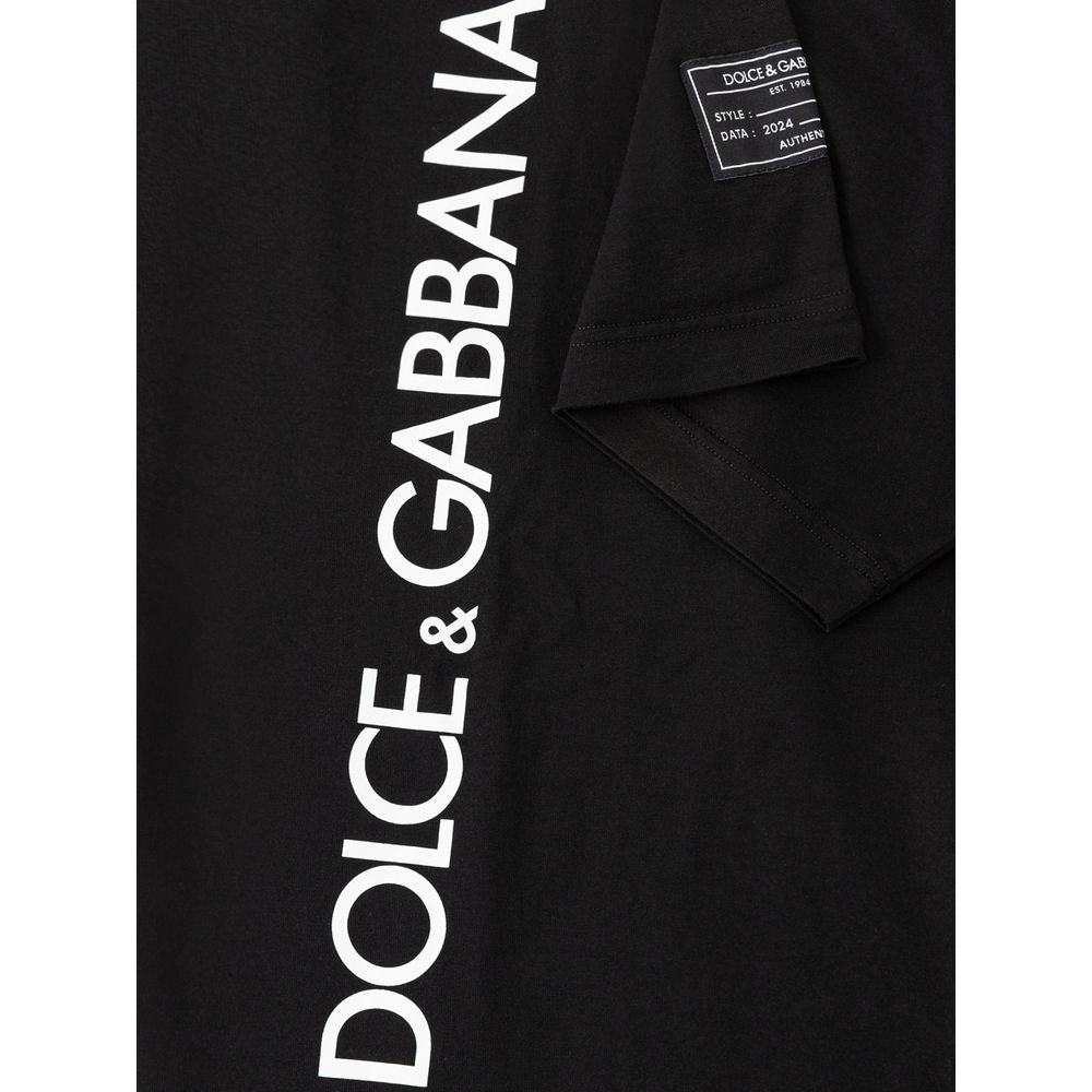 Мъжка черна тениска Dolce & Gabbana Men T-Shirt