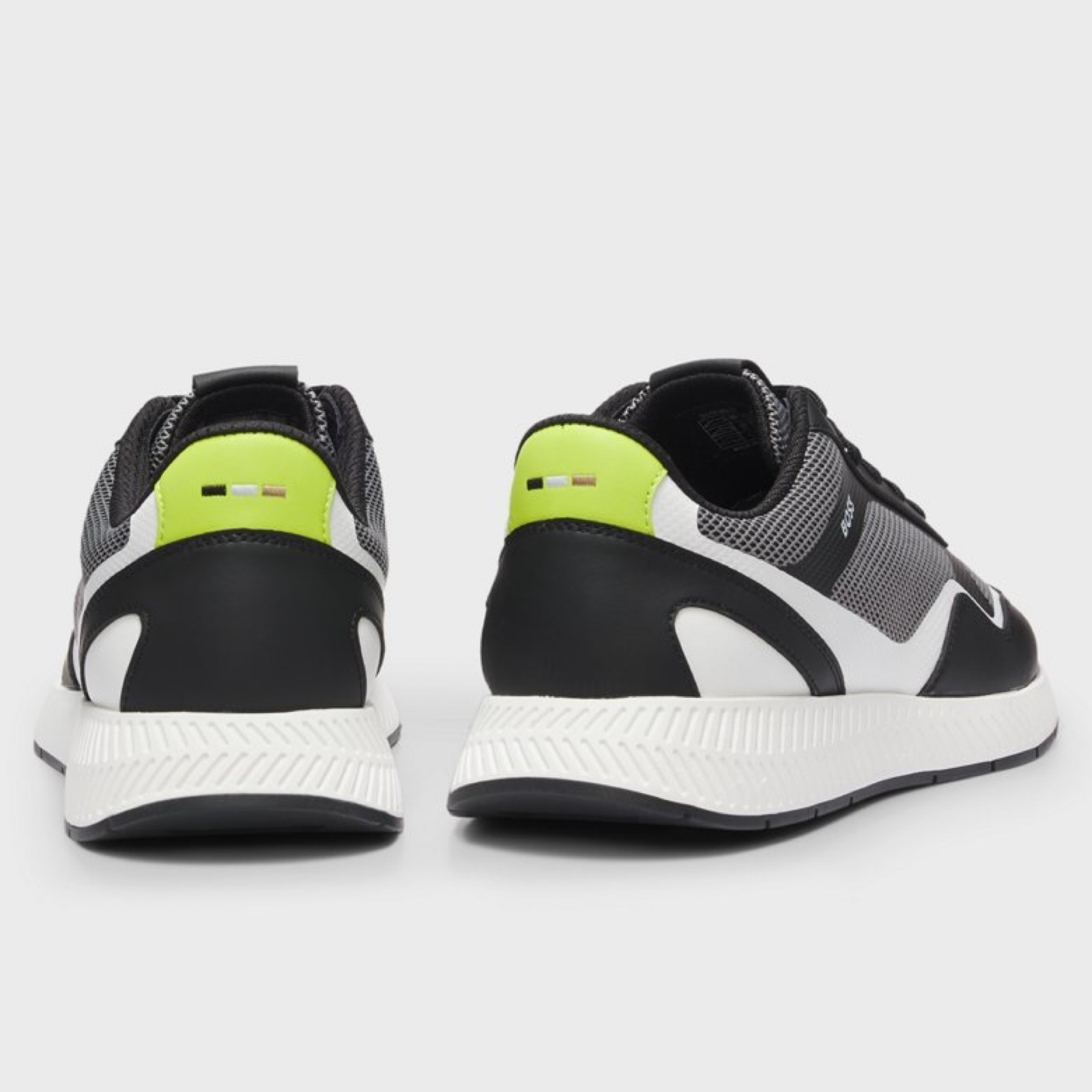 Мъжки маратонки Boss Men Sneakers Titanium Runn 50568928 015 Heel View