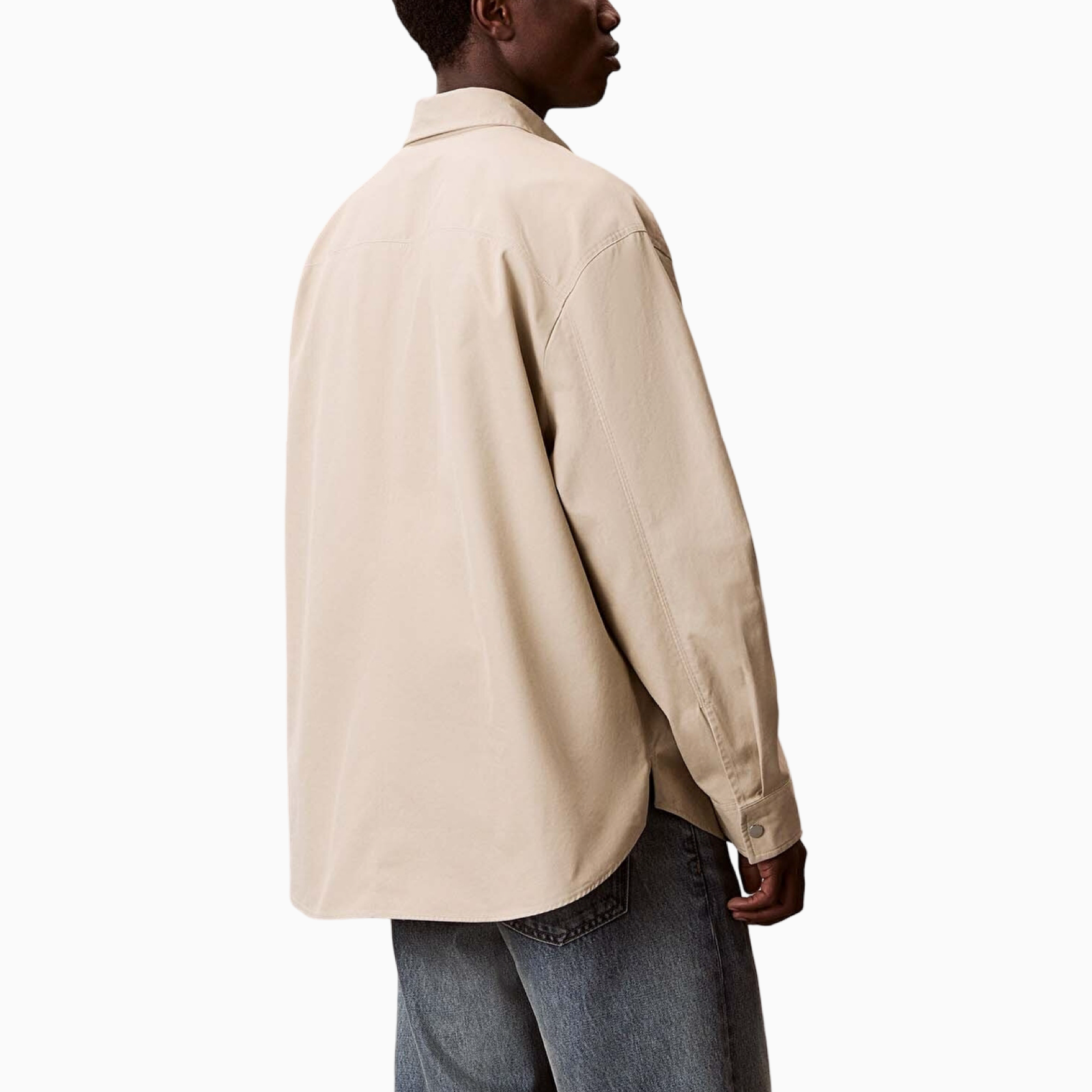 Calvin Klein Jeans Men Overshirt Jacket LV04RE109G Back View