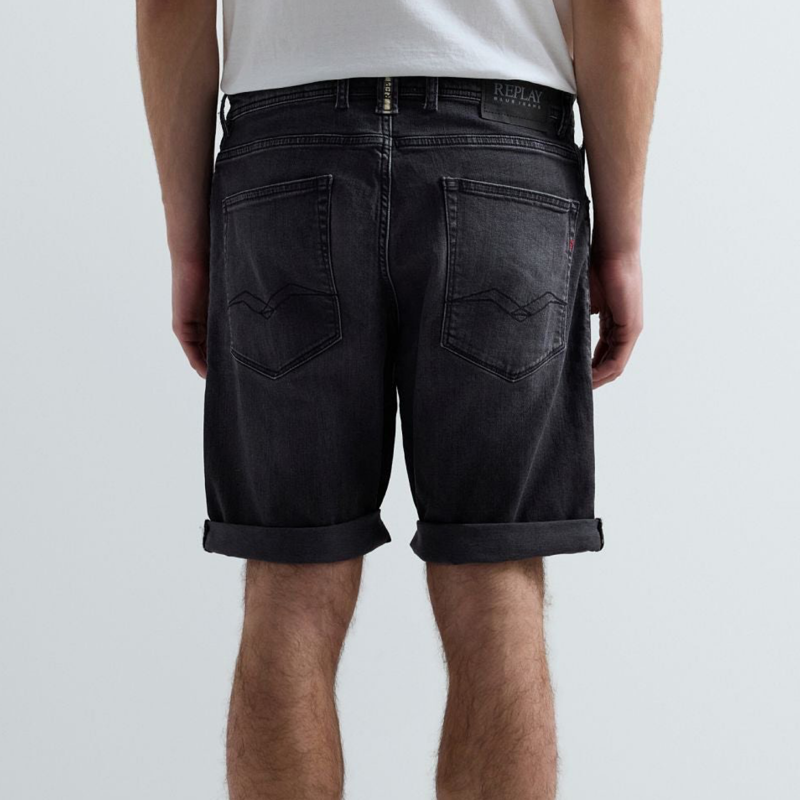 Мъжки къси дънки Replay Men Denim Jeans MA981Y.000.573B116-097 Back View