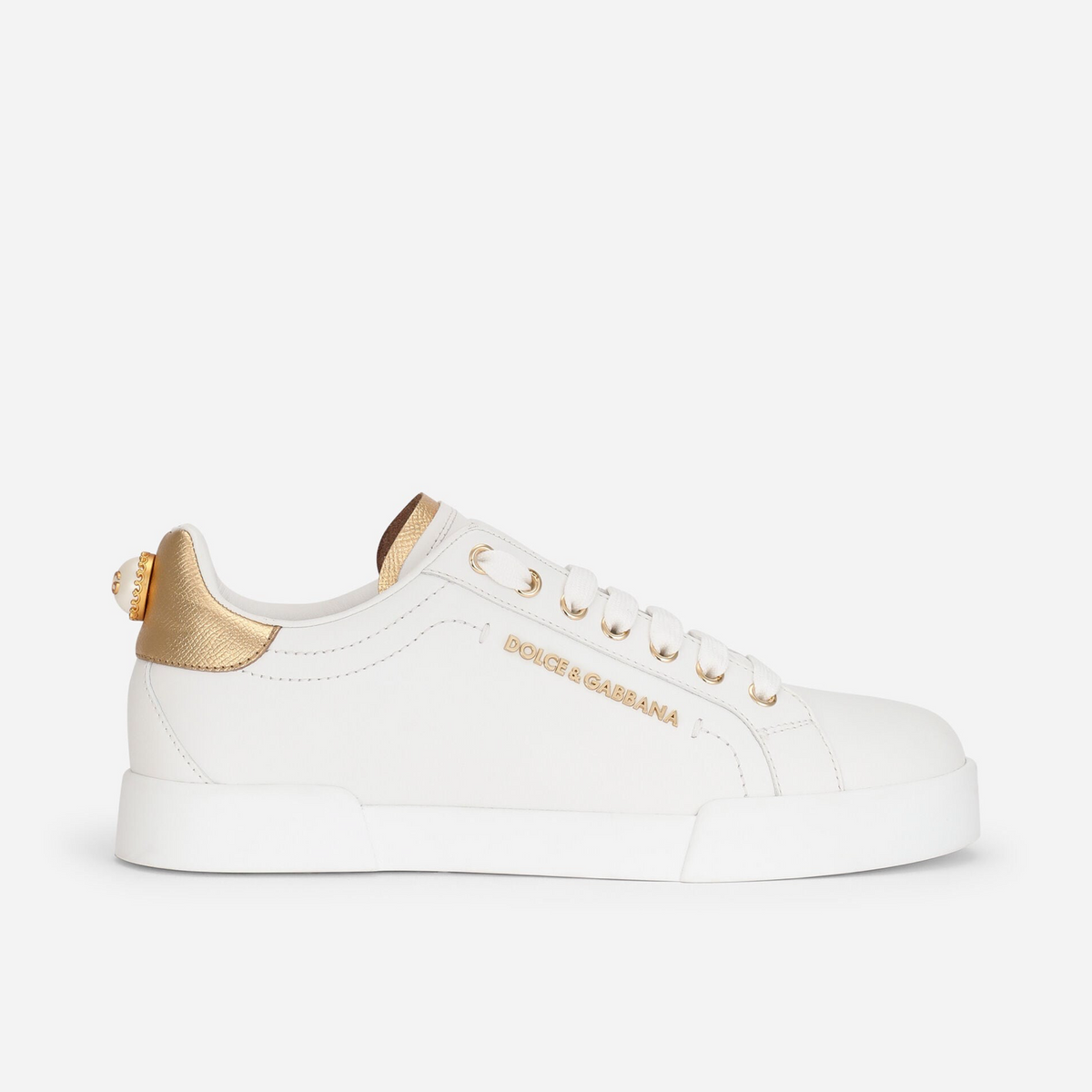 Dolce & Gabbana Portofino Women Sneakers CK2329AN2988B996 Lateral View