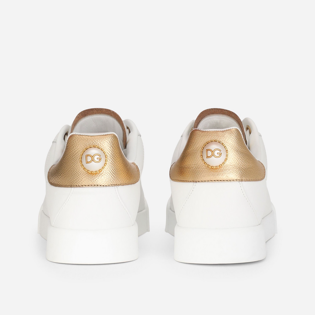 Dolce & Gabbana Portofino Women Sneakers CK2329AN2988B996 Heel View