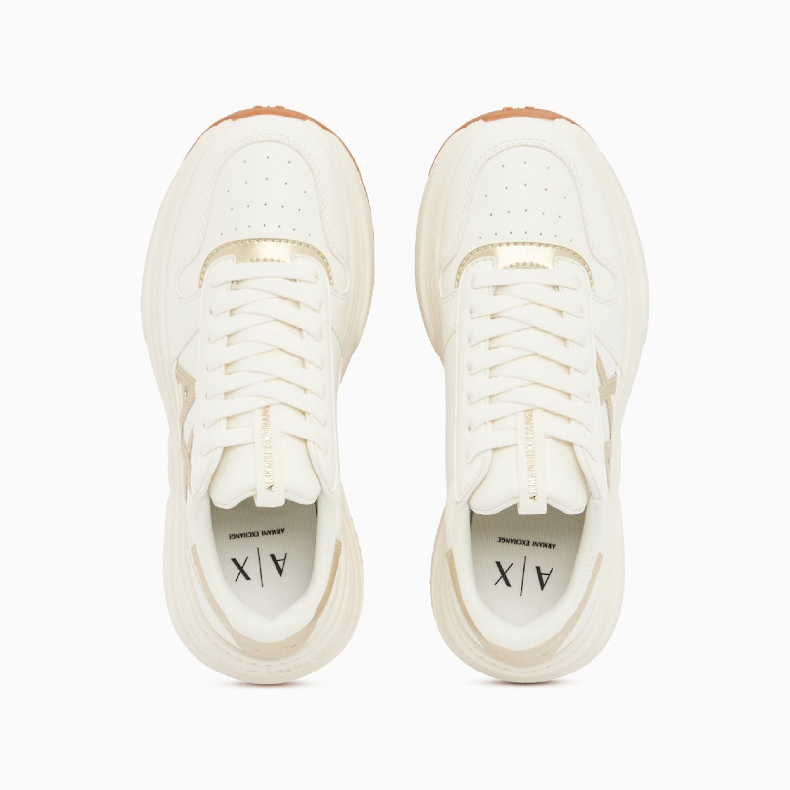 Дамски кецове Armani Exchange Women Sneakers XW003106 AF27406 MZ128 Top View