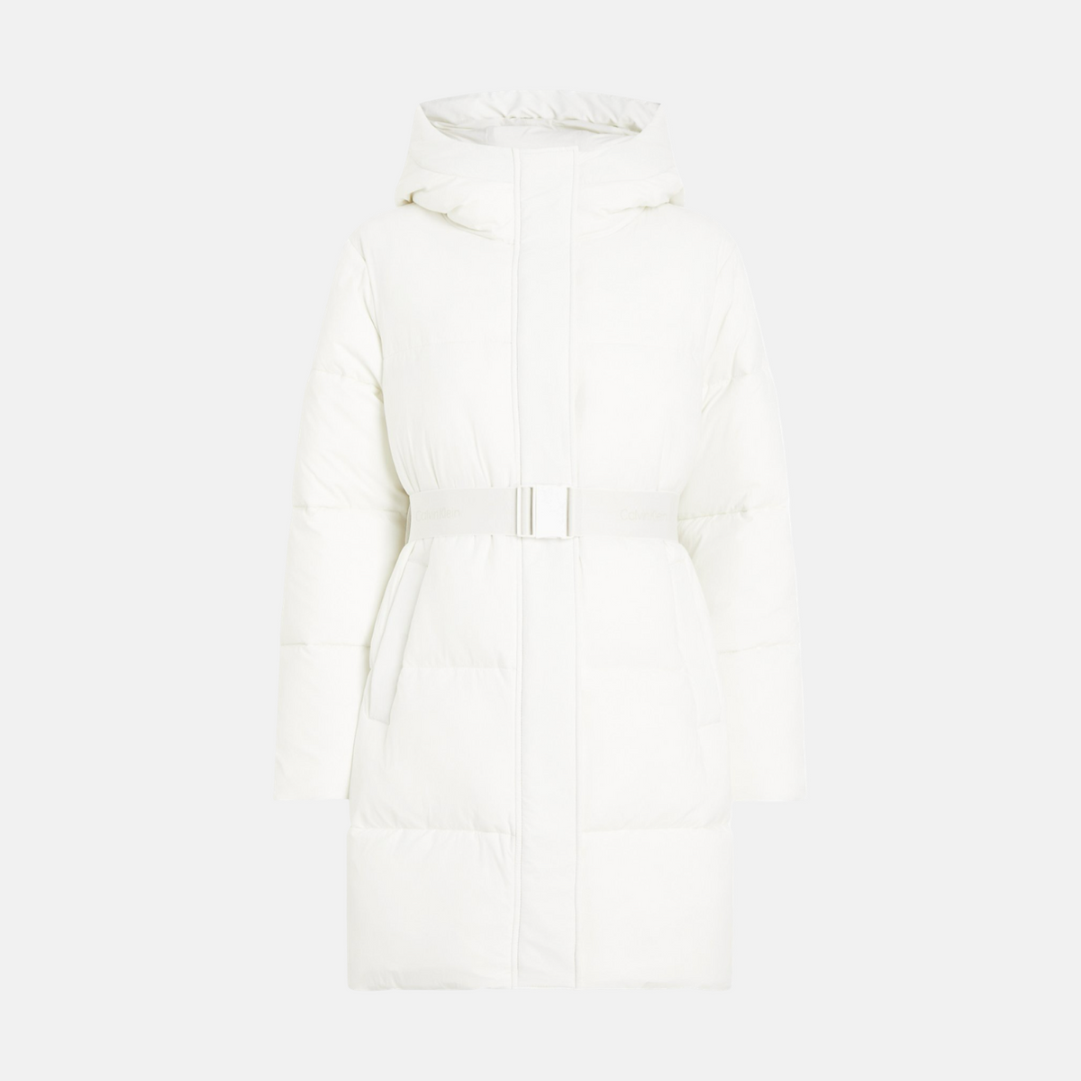 Дамско бяло яке Calvin Klein Jeans Women Jacket J20J224122 YBI Front View