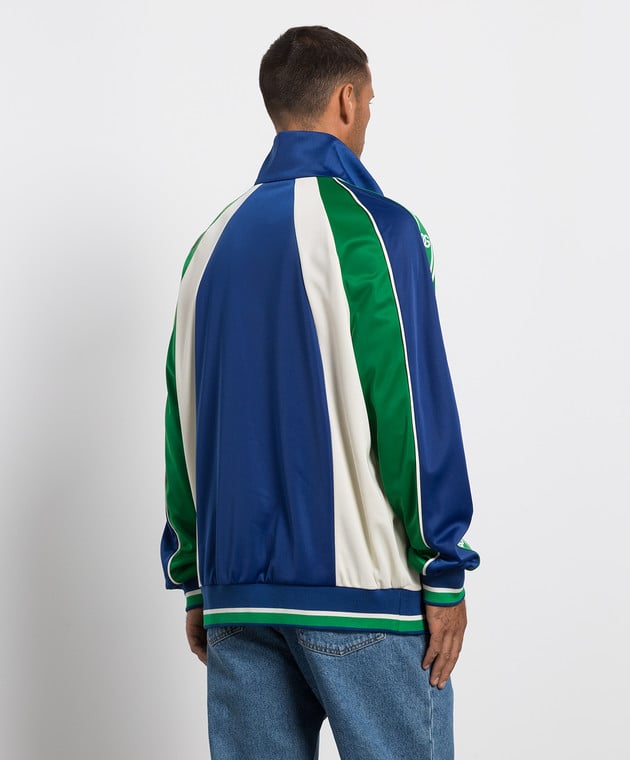 Мъжки луксозен суичър DOLCE & GABBANA Men’s Luxury Blue Green Polyester Sweatshirt