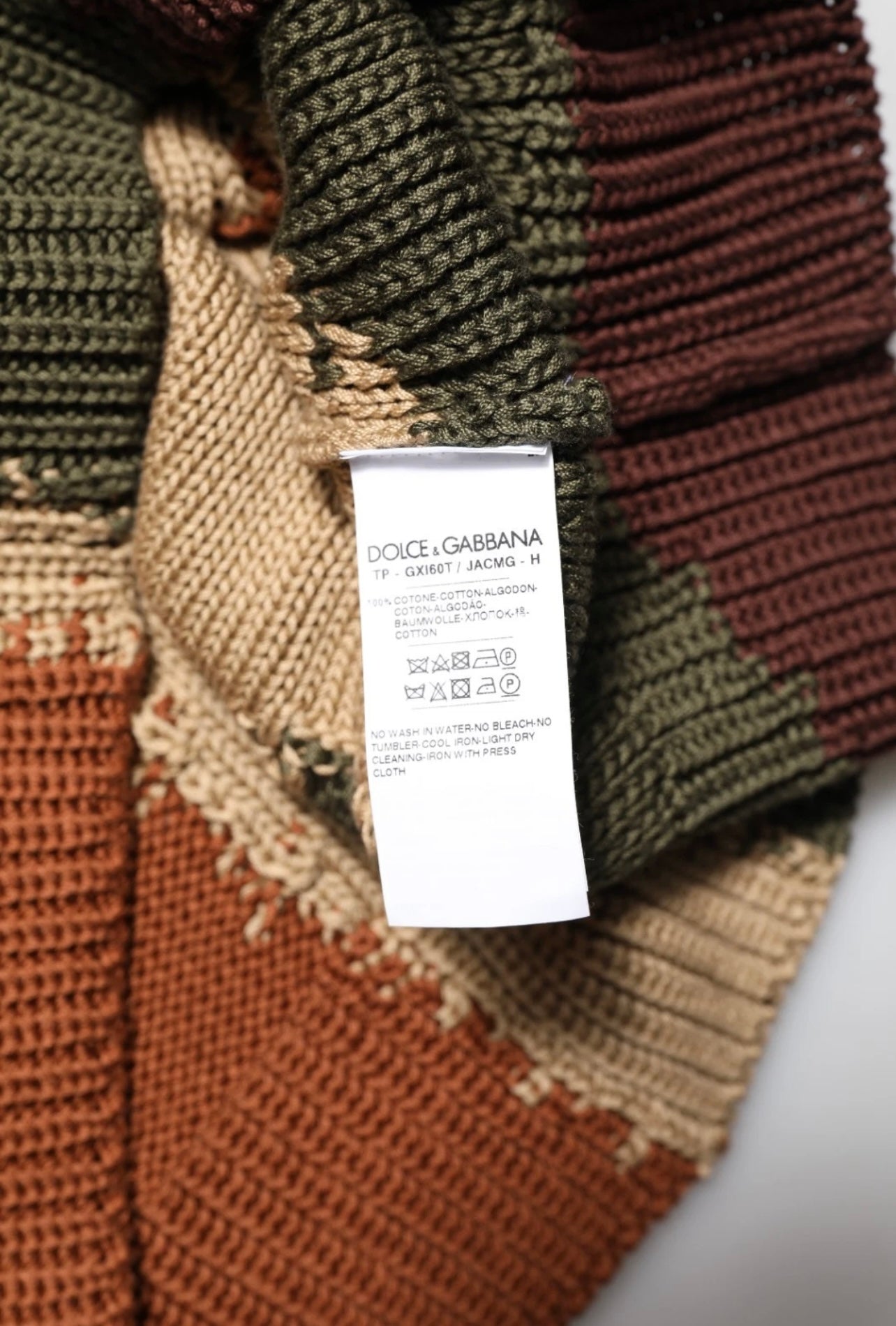 Dolce & Gabbana Abstract мъжки пуловер