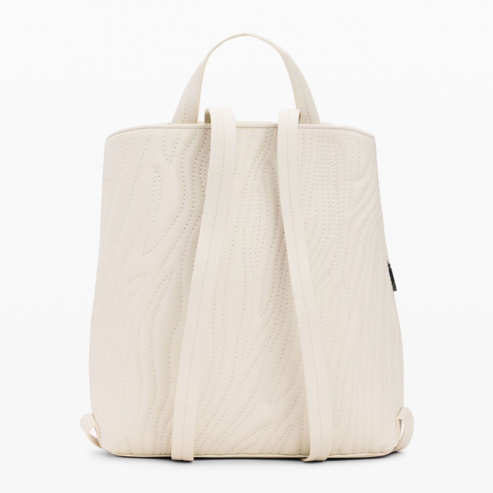 Дамска бяла раница Desigual Women Rucksack 26SAKP41 1008 Back View