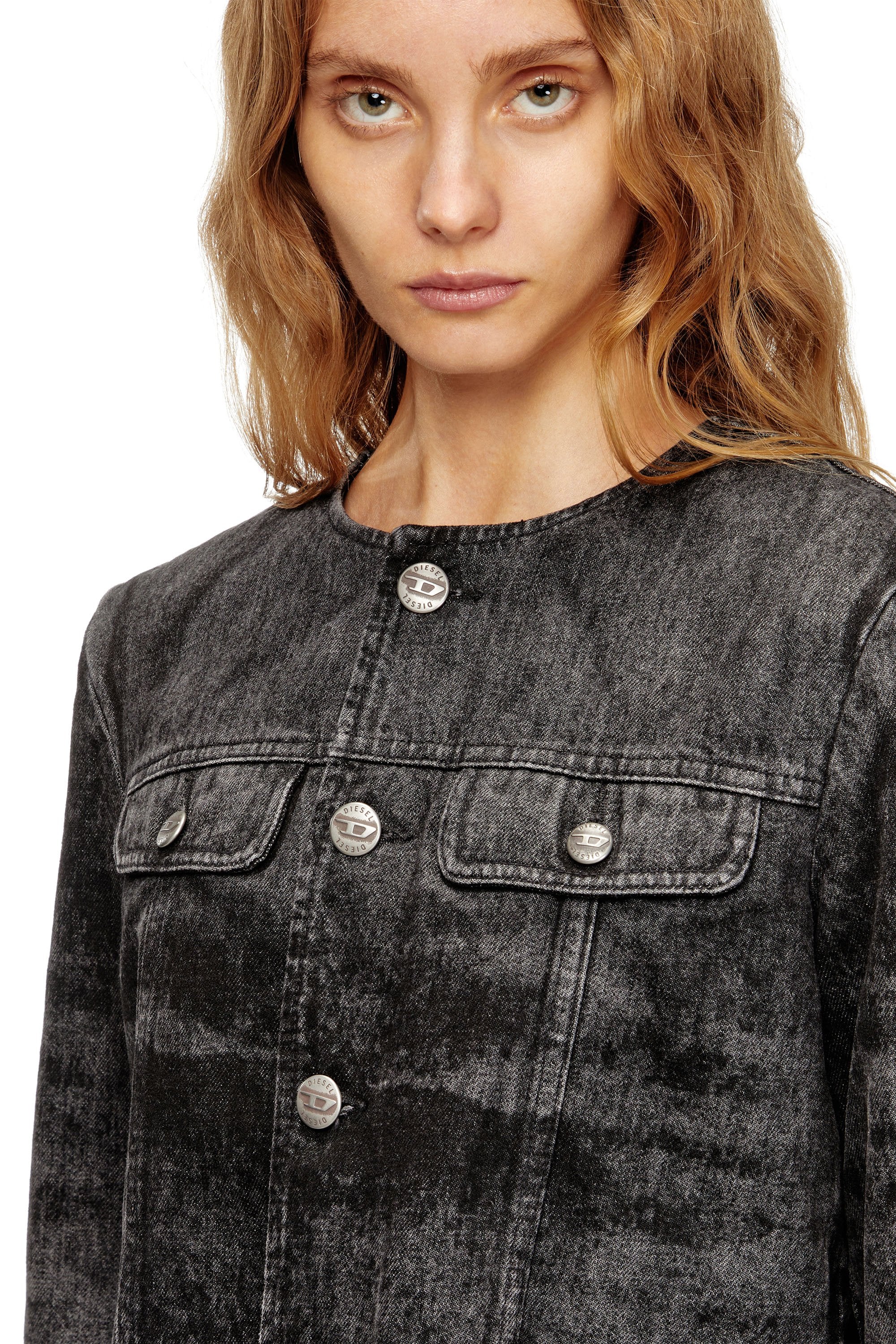 Дамско дънково яке Women’s denim jacket Diesel De-Graffy-Fsh A21616007DB02