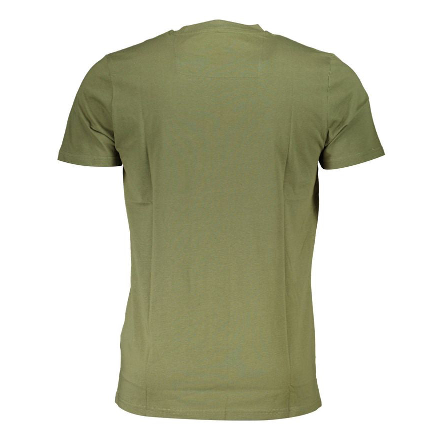 Мъжка тениска Men's t-shirt Cavalli Class
QXT61M JD060 04050 olive green back view