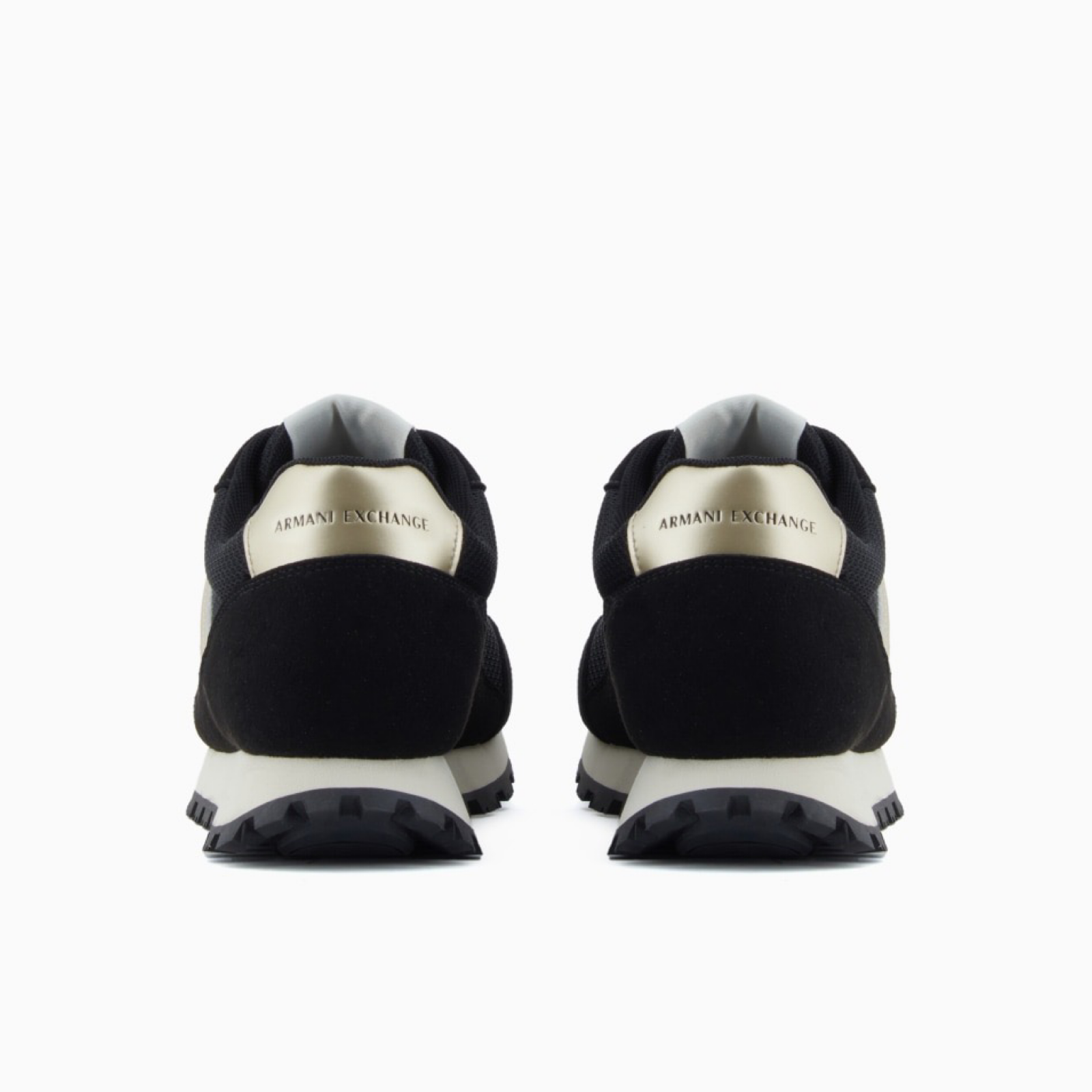 Дамски черни маратонки Armani Exchange XW002150 AF19388 Heel View