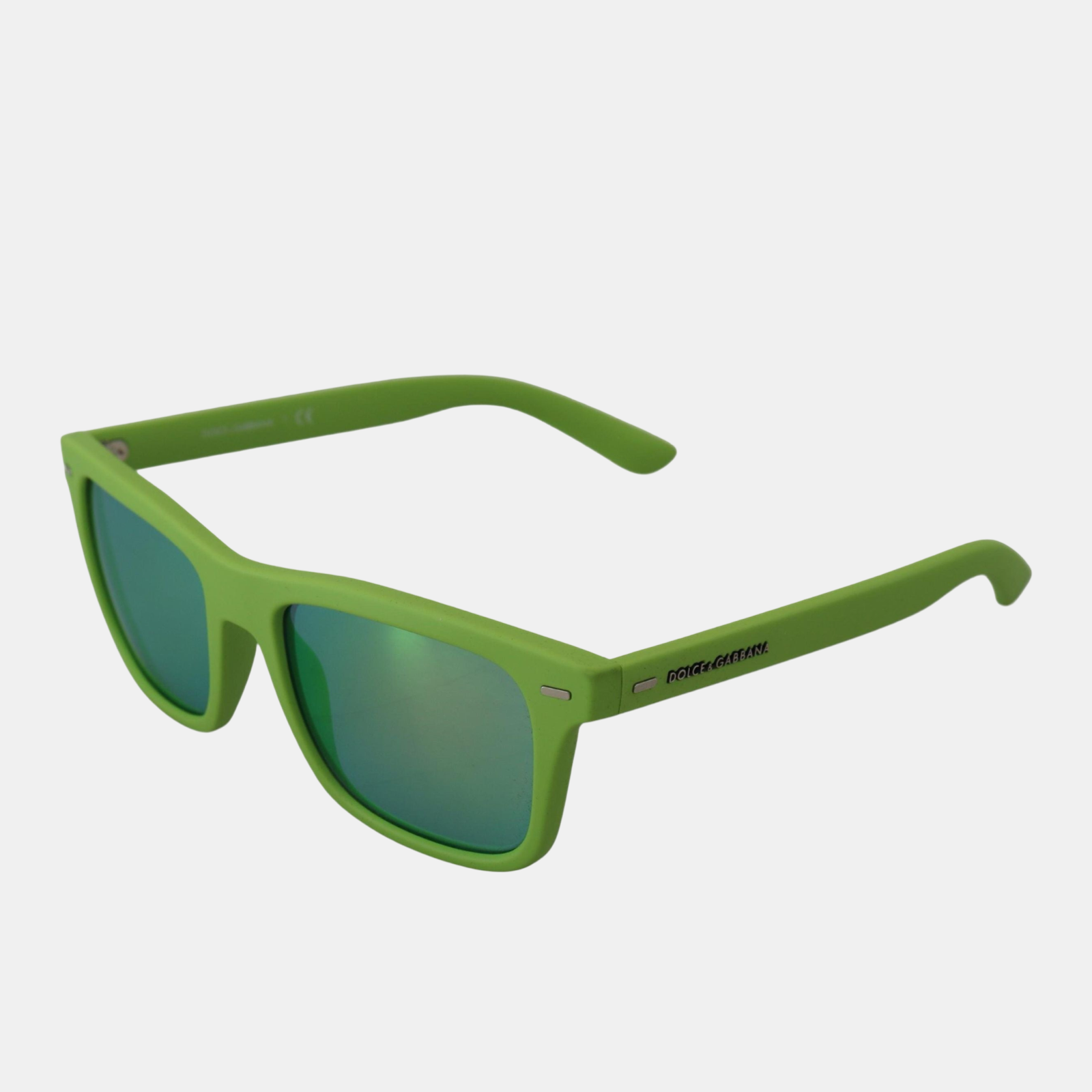 Dolce & Gabbana Acid Green Chic слънчеви очила с пълна рамка