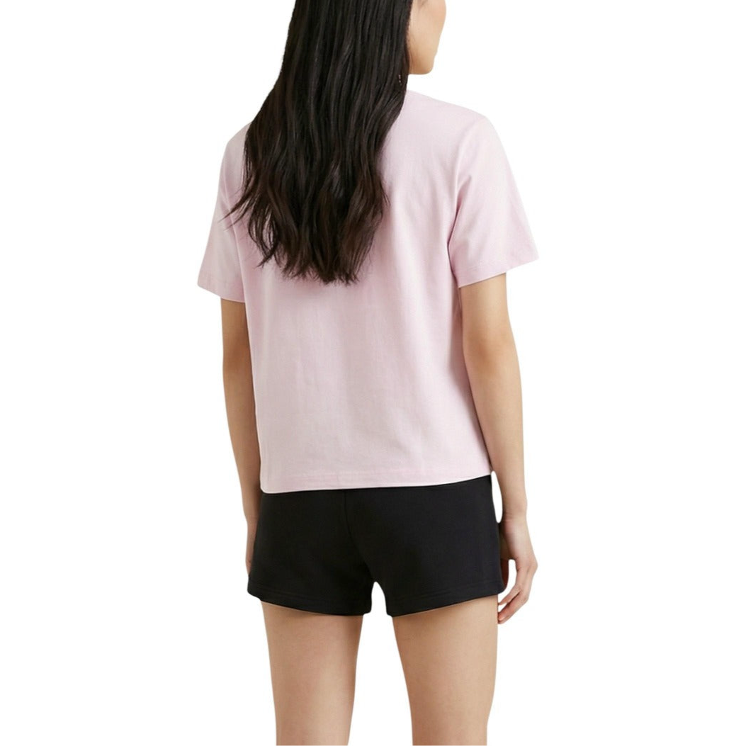 Дамска розова тениска Tommy Hilfiger Jeans Women T-shirt DW0DW22202 Back View