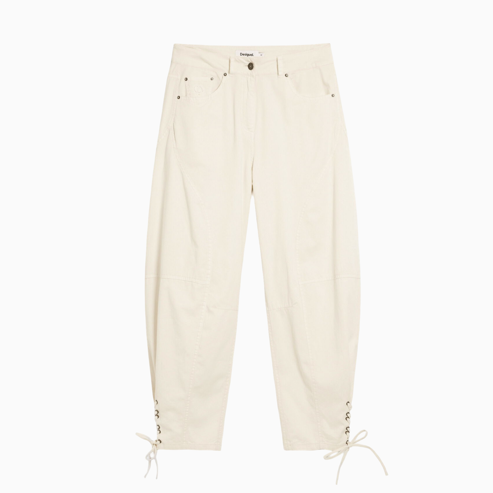 Дамски панталон Desigual Women Trousers 26SWPW24 9020 Front View