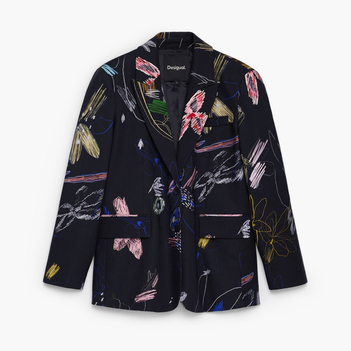 Дамско сако Desigual Women Blazer 26WWEW47 2000 Front View