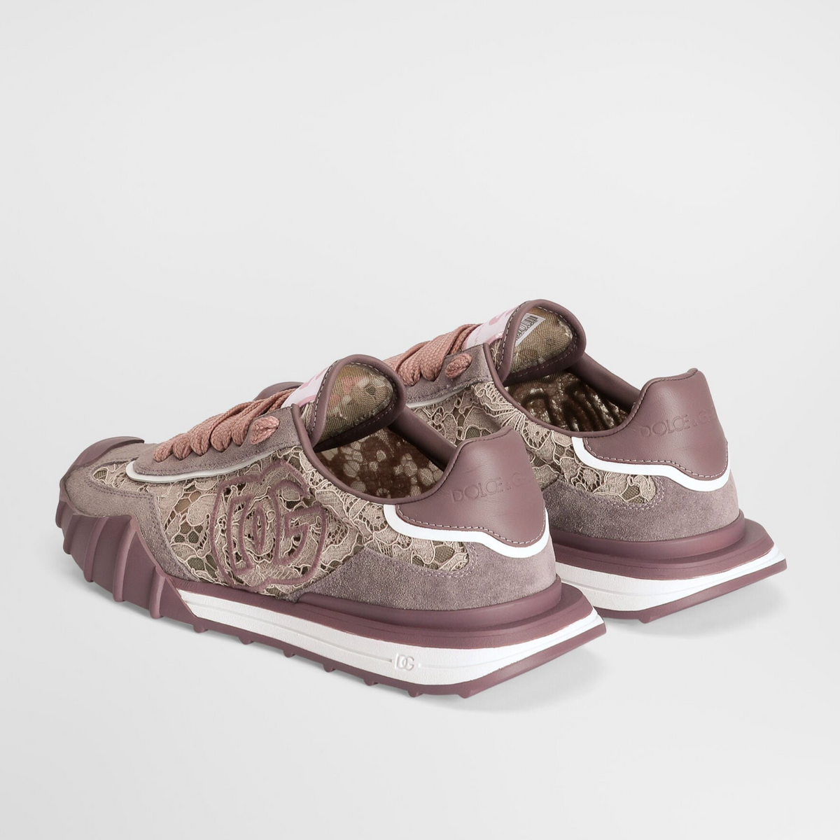Dolce & Gabbana Athletic Women Sneakers CK2487A3S648Z499 Heel View