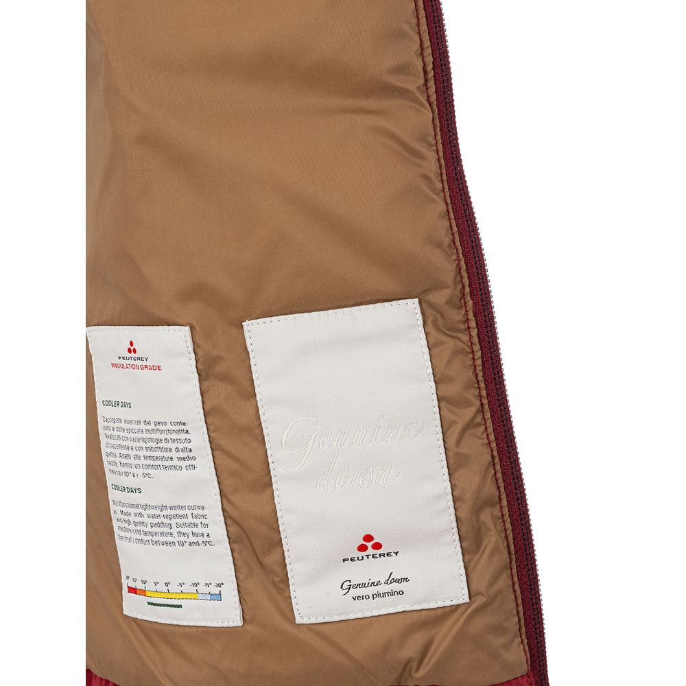 Дамско яке Women’s Down Jacket PEUTEREY with Fur Hood Bordeaux inside view