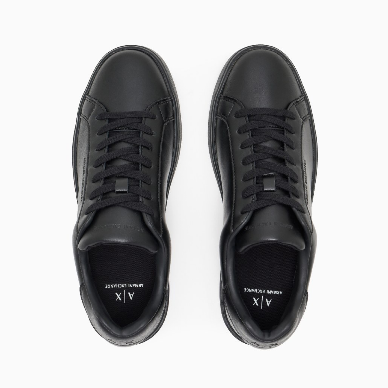Мъжки черни кецове Armani Exchange Men Sneakers XM000141 AF11912 Top View