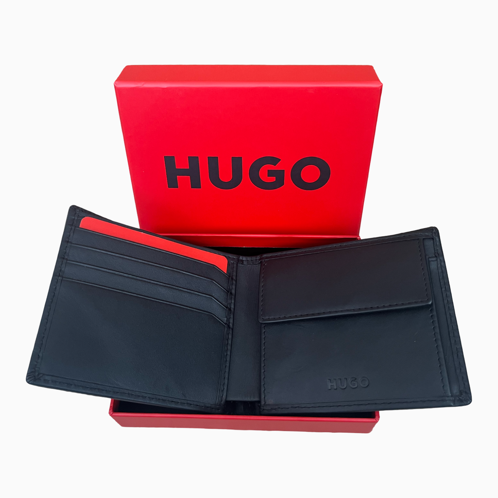 Мъжки портфейл Hugo Men Wallet 50558572 002 Front View
