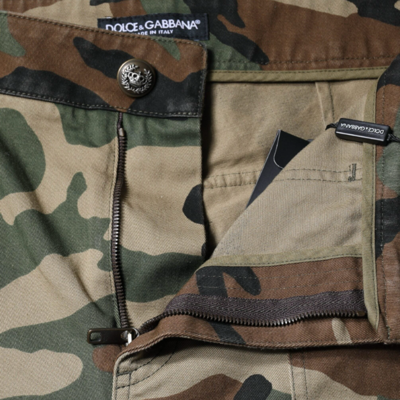 Dolce & Gabbana Camouflage Cargo Pants