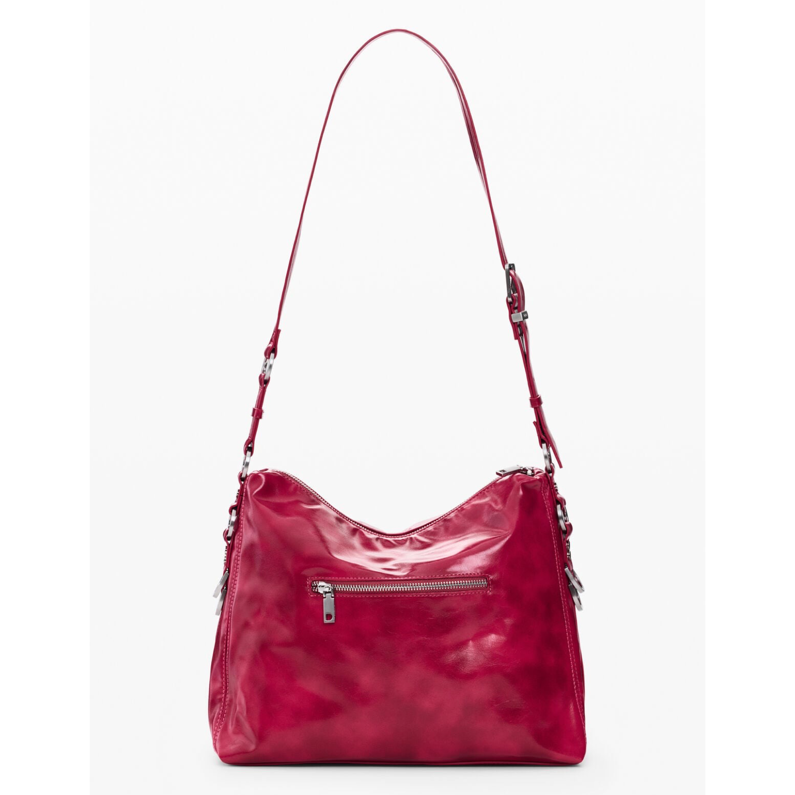 Дамска червена чанта Desigual Women Shoulder Bag 26WAXP67 3026 Back View