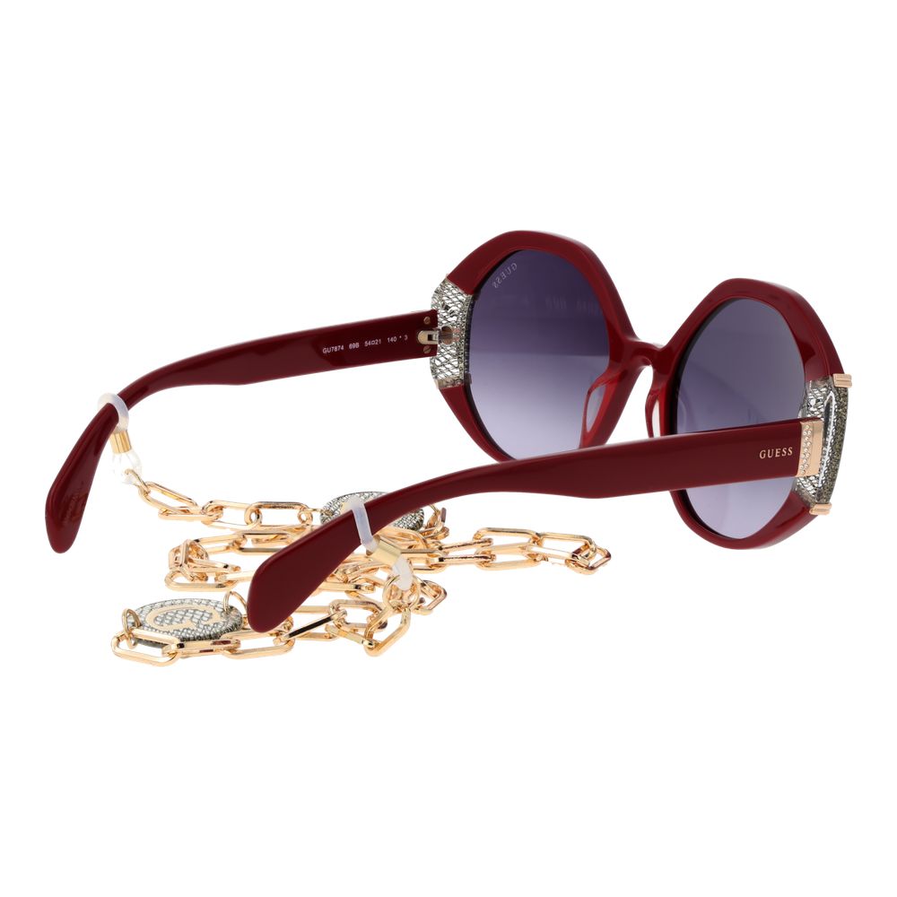 Guess Burgundy Women Sunglasses