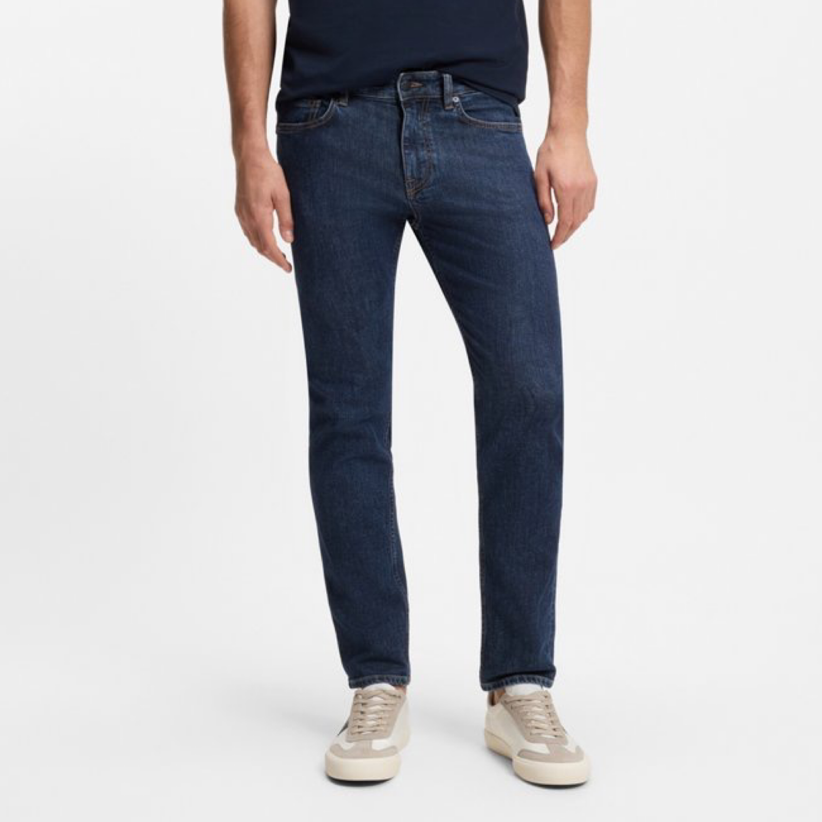 Мъжки дънки Boss Men Jeans 50564546 412 Front View