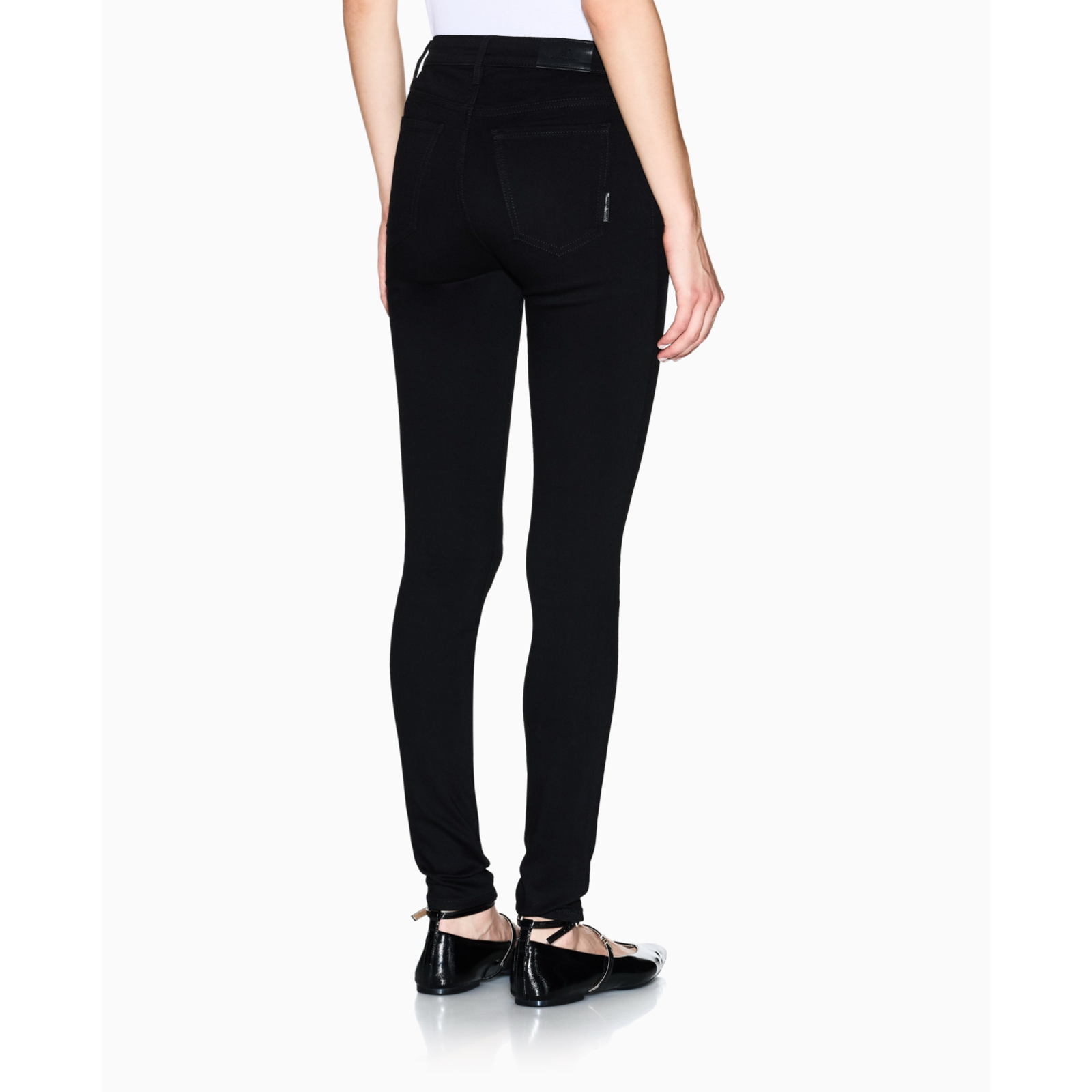 Дамски черни дънки Armani Exchange Women Jeans XW000123 AF10866 MC002 Back View