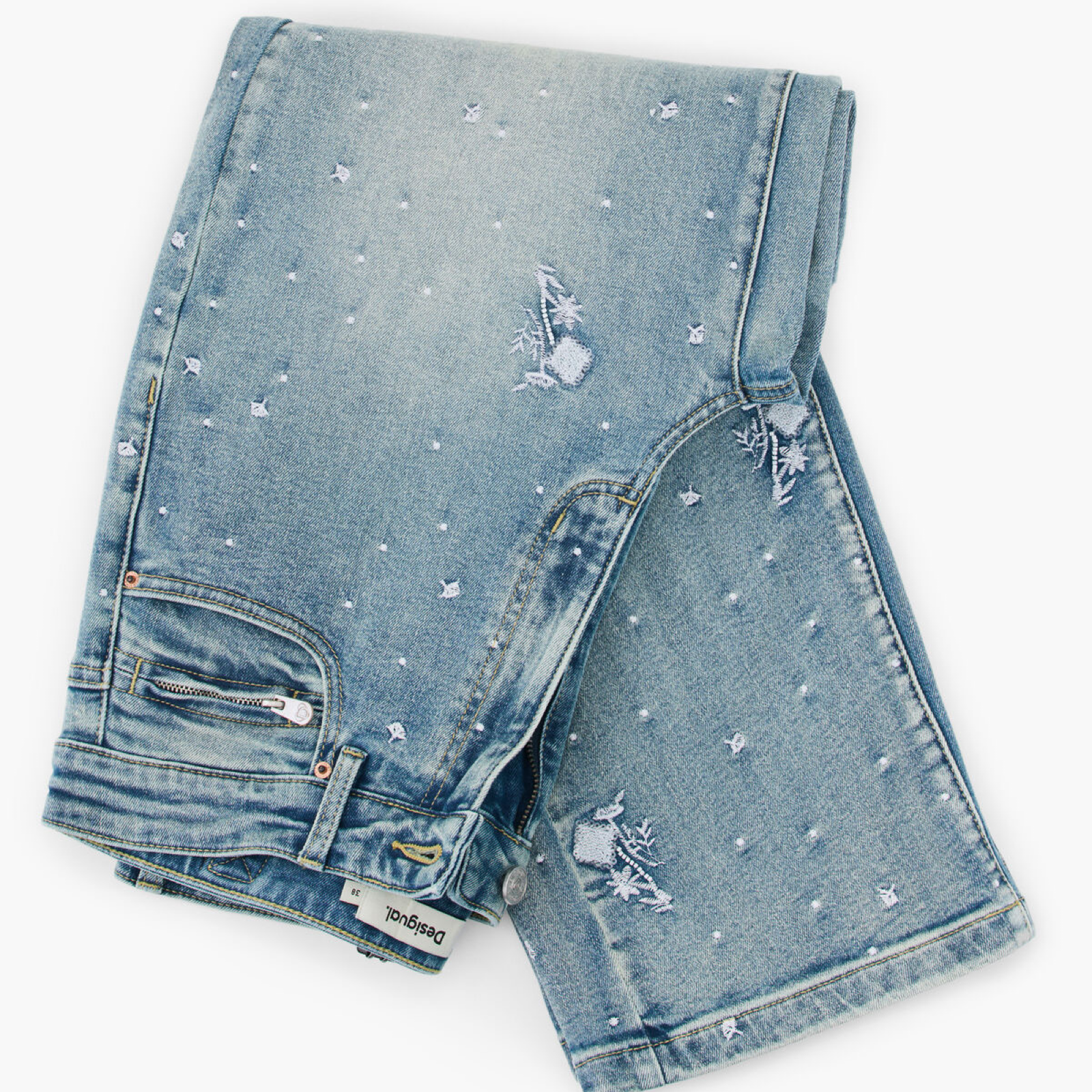 Дамски дънки Desigual Women Jeans 26SWDD36 5053 Close-Up