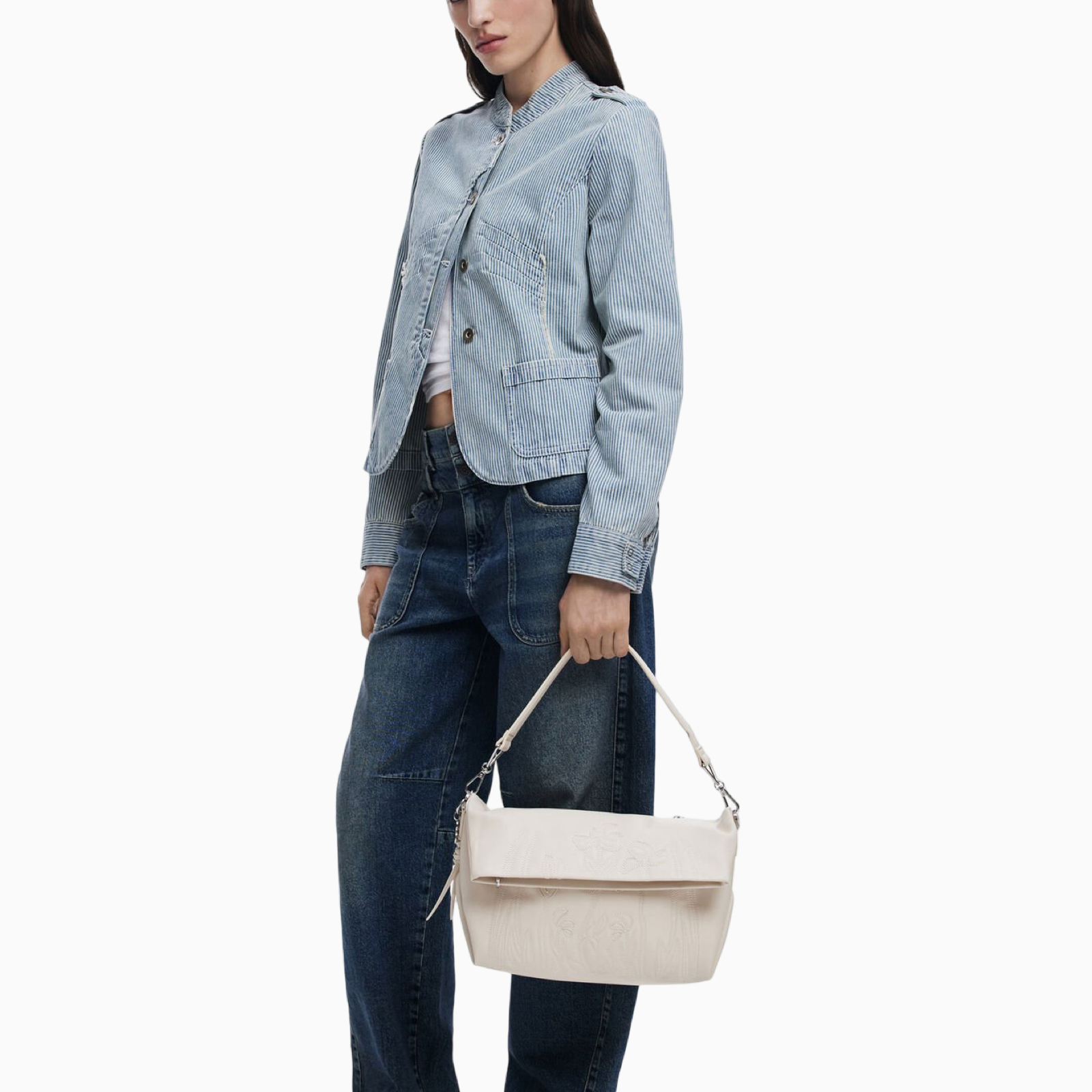 Дамска бяла чанта Desigual 25SAXPAE