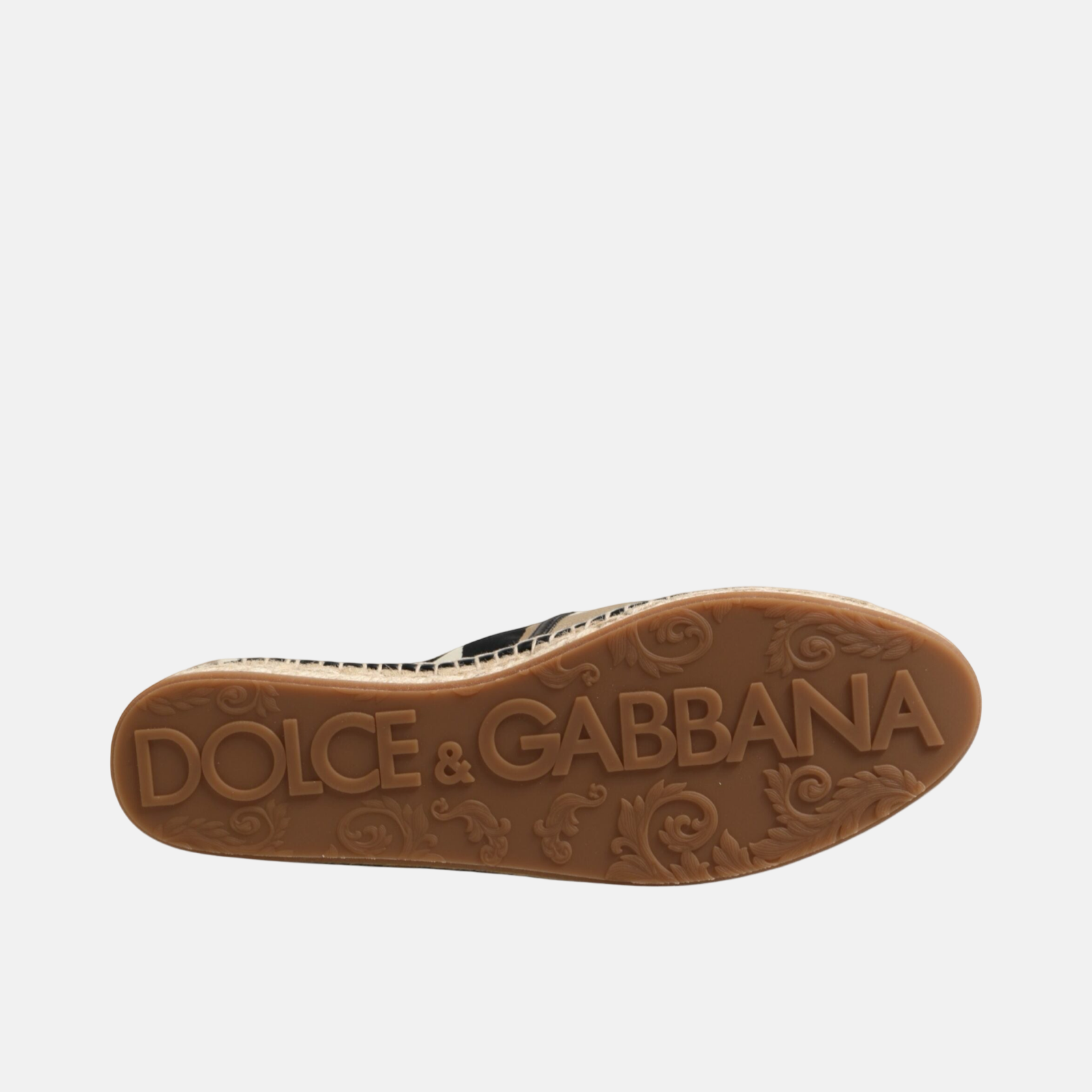 Dolce & Gabbana Stripes Canvas Men Espadrilles