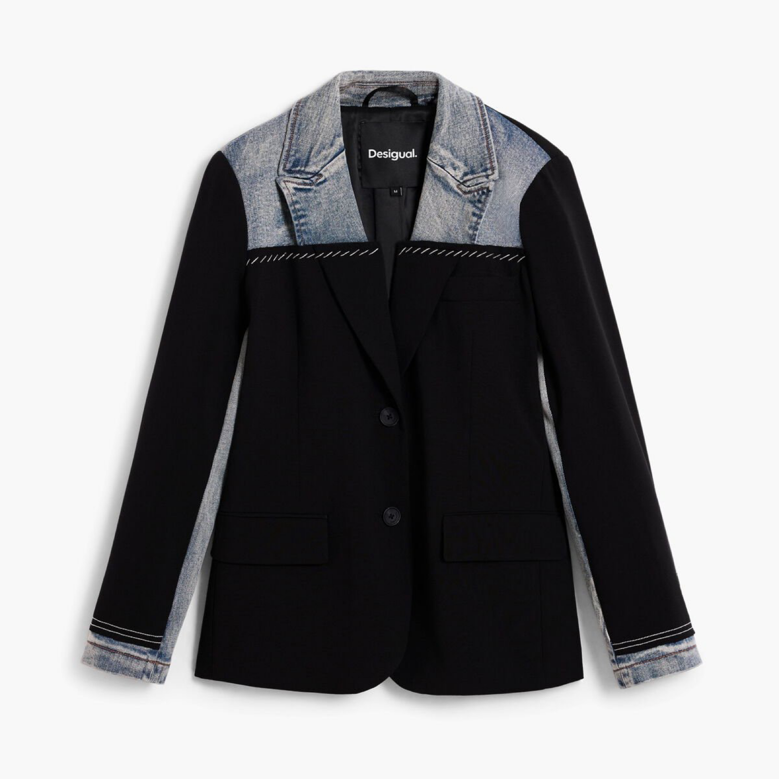 Дамско сако Desigual Women Blazer 26SWEW19 2000 Front View