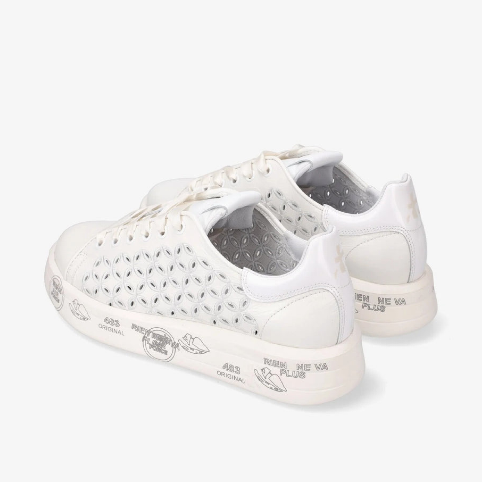 Дамски кецове Premiata Women Sneakers Belle 6283 Heel View