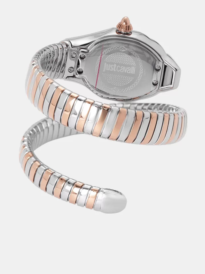 Дамски часовник Women’s watch Just Cavalli Signature Snake Glam DNA
JC1L001M0045 Two Tones MOP