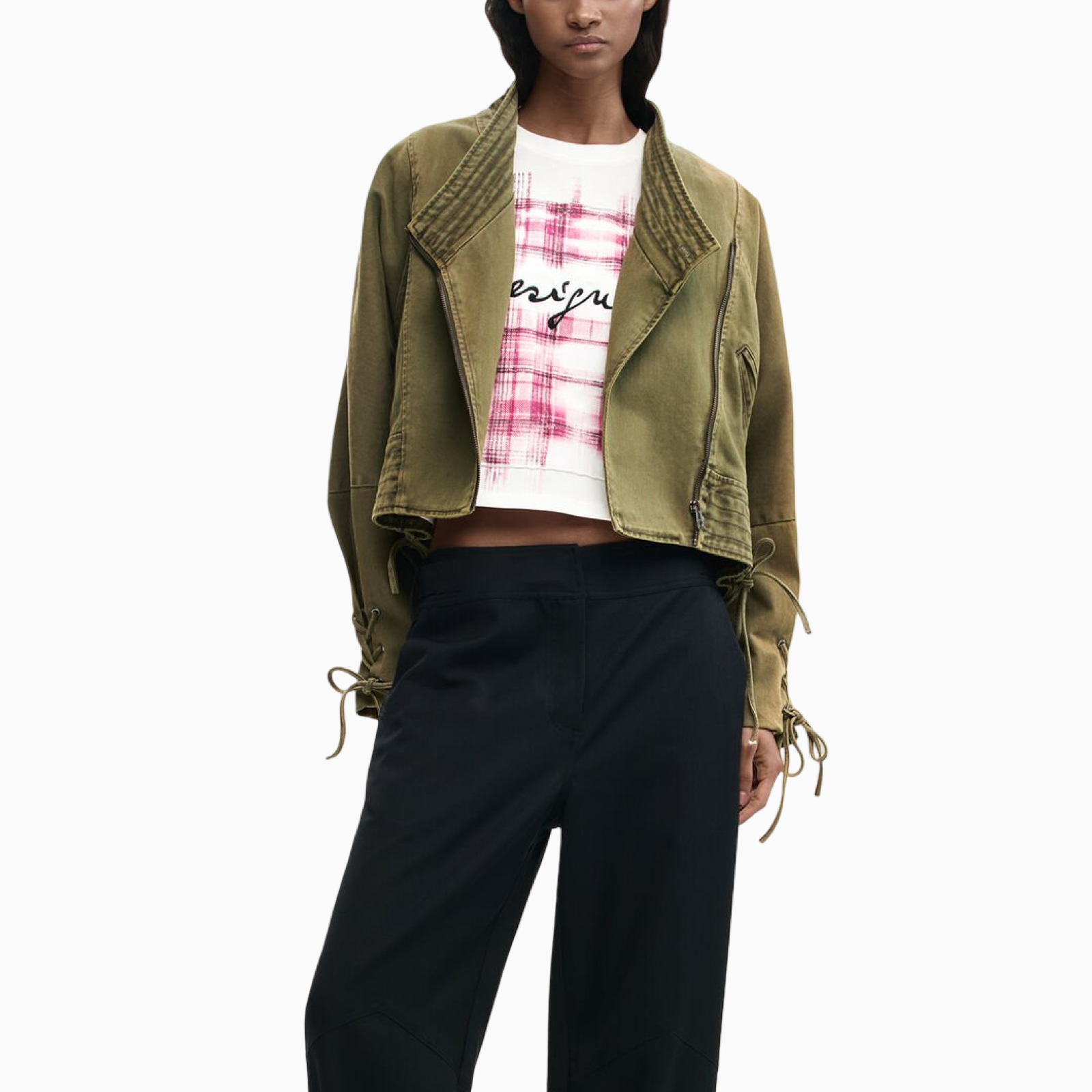 Дамско яке Desigual Women Jacket 26SWEW29 4003 Front View