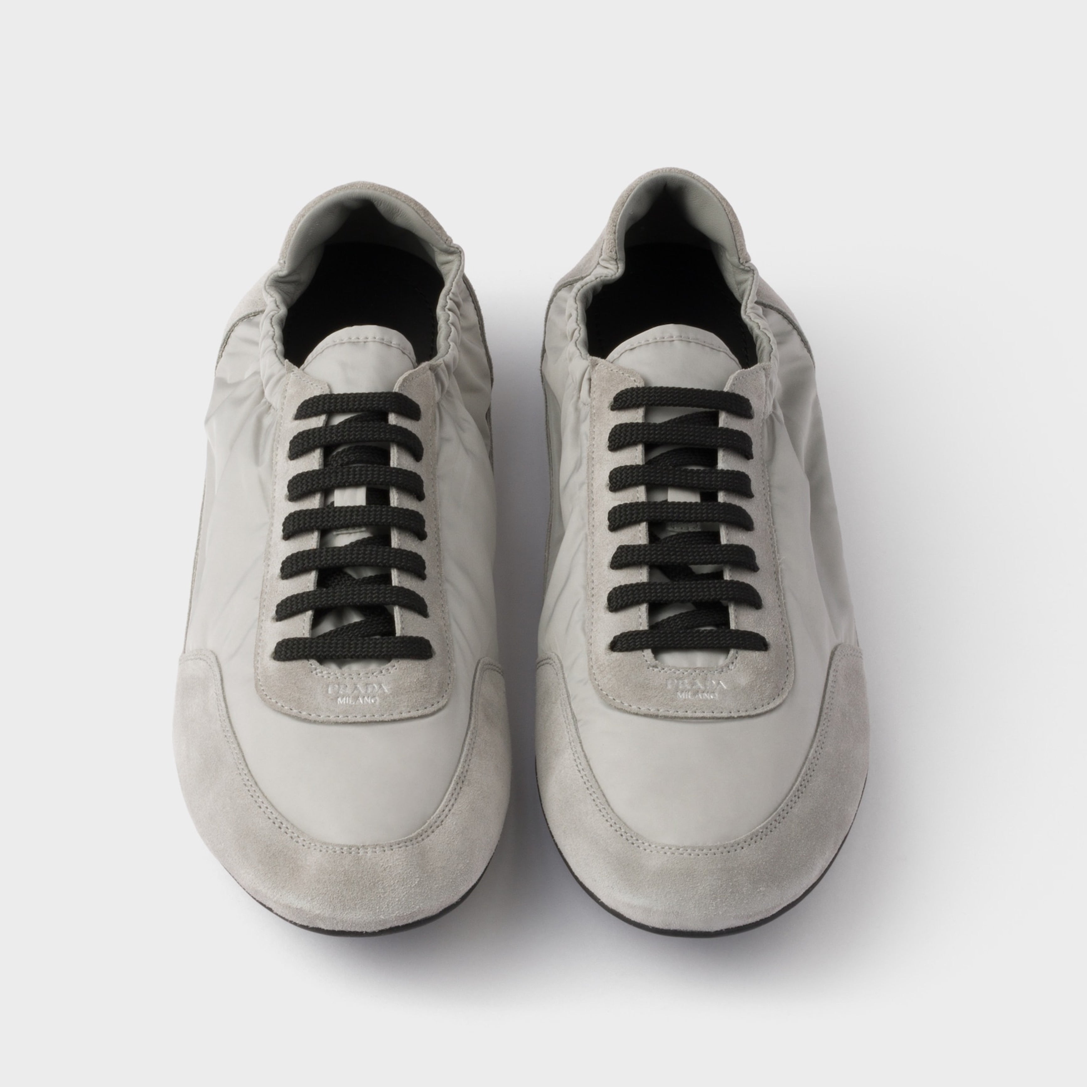 Дамски спортни обувки Women’s sneakers PRADA 1E959NF005D7CF0424 Grey top view