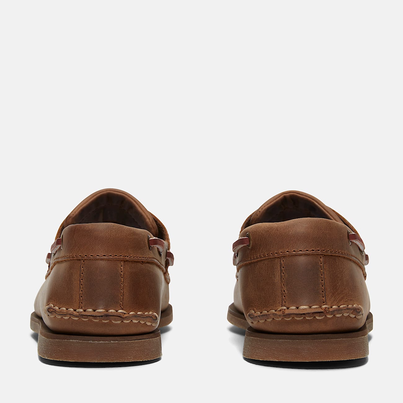Мъжки кафяви мокасини Timberland Men Moccassin TB01001R214 Heel View